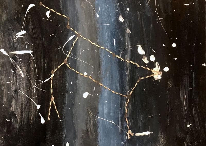 Middle School ClipCard: Mixed-Media Constellations