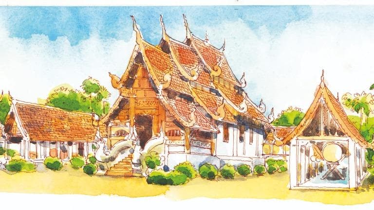 457 วาดเมือง วัดต้นเกว๋น