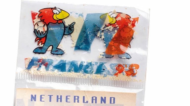 456 Souvenir & History เข็มกลัด France 98 ฟุตบอลโลกครั้งสุดท้ายของยุค 90s