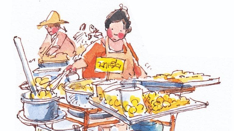 412 วาดเมือง อาหารริมทาง