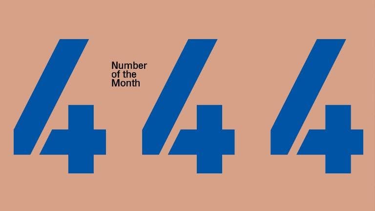 444 Number of  the Month