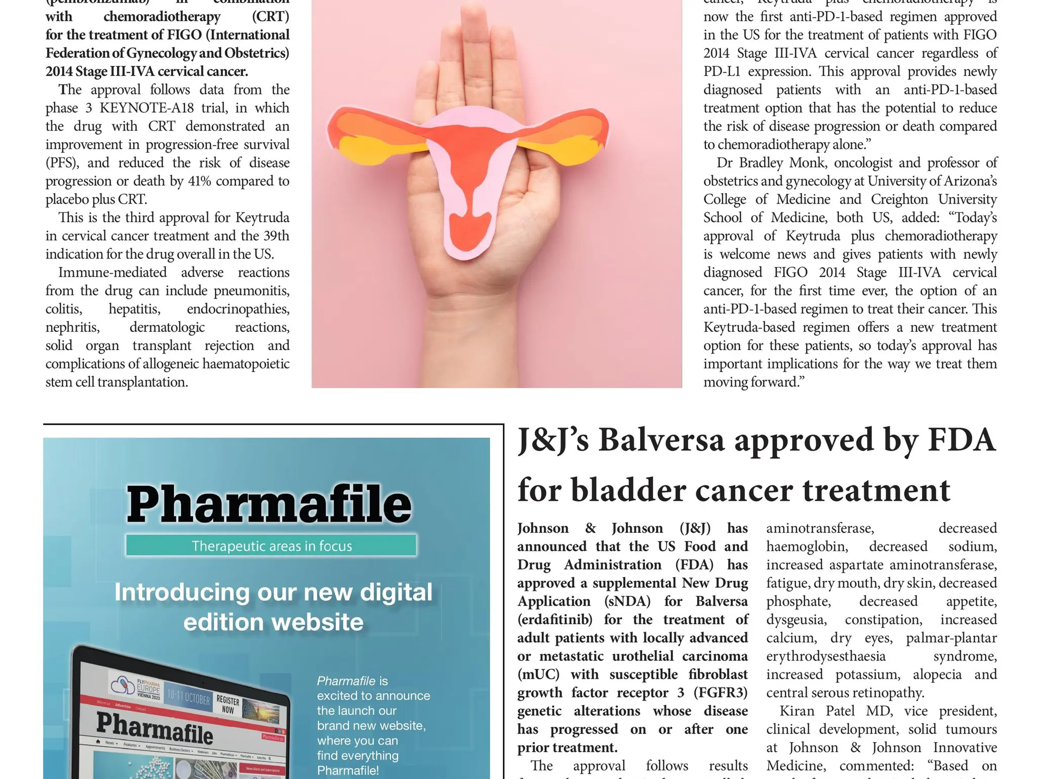 J&J’s Balversa approved by FDA for bladder cancer treatment