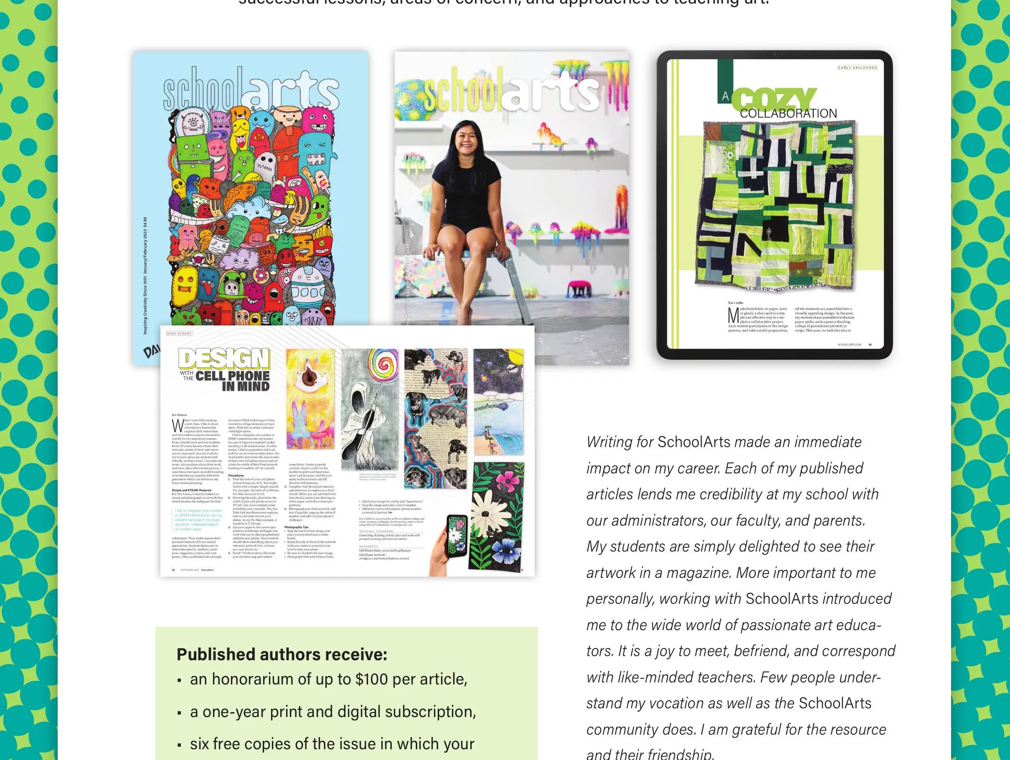 Get Published in SchoolArts!