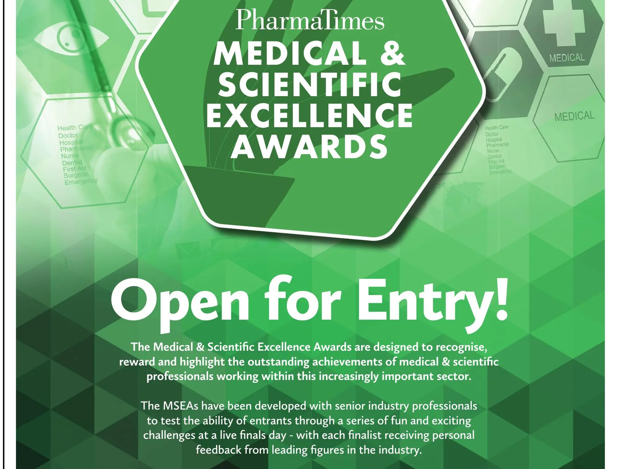 MEDICAL & SCIENTIFIC EXCELLENCE AWARDS