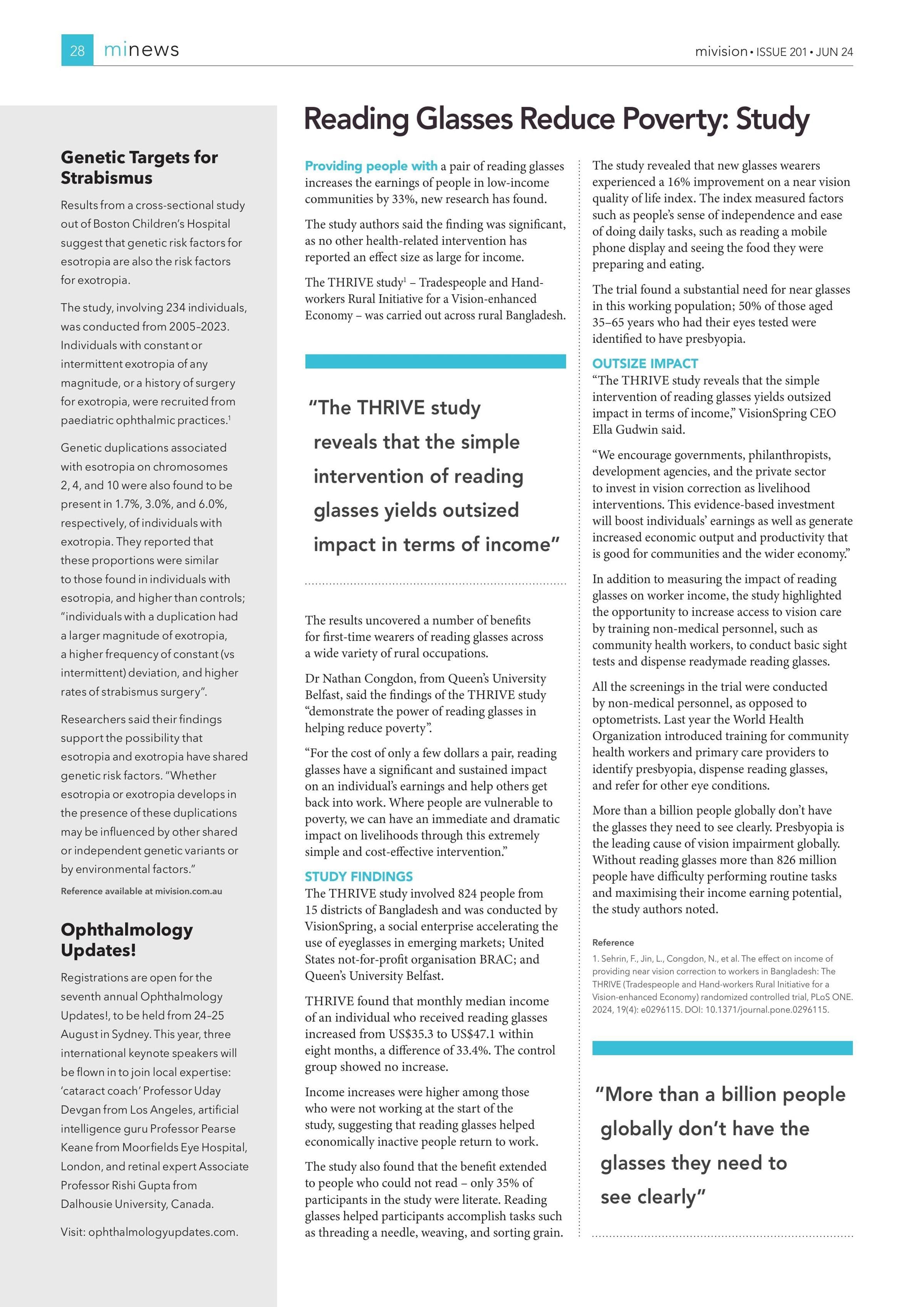 Genetic Targets for Strabismus