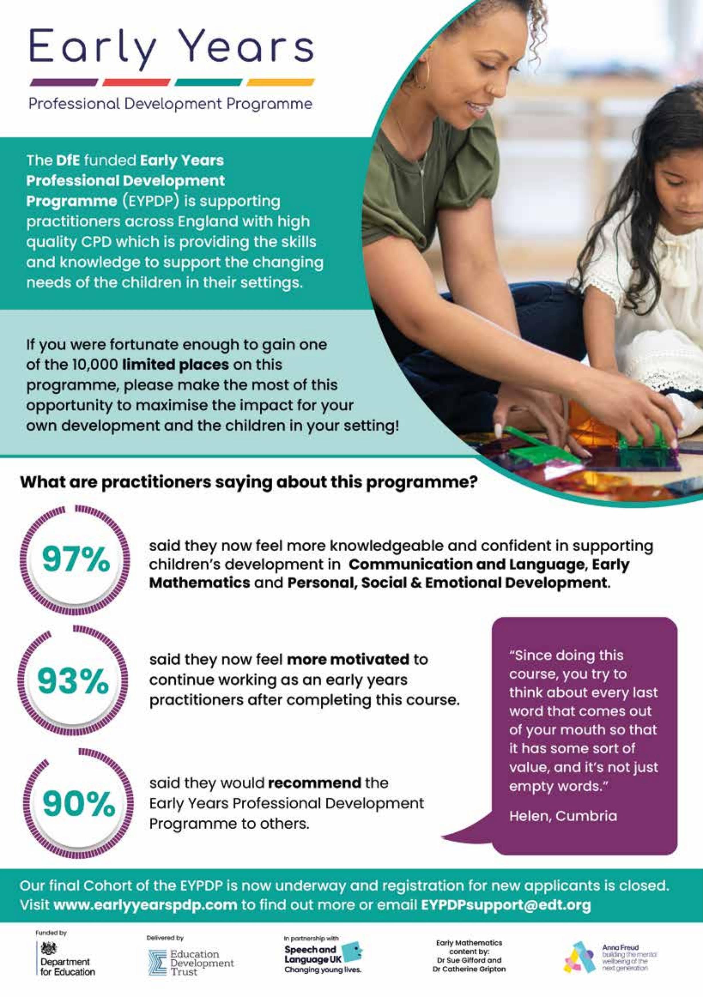 Early Years professional development programme