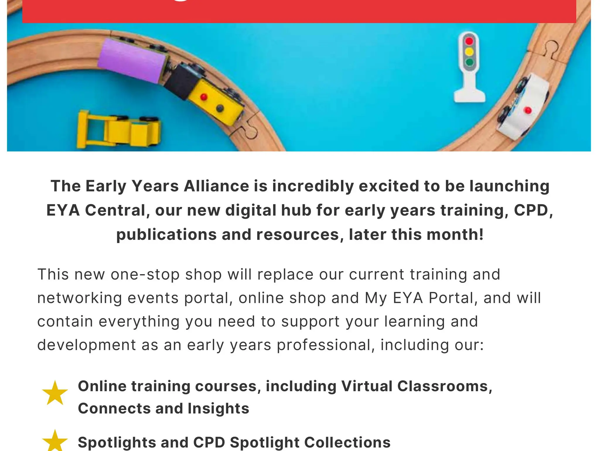 Coming soon: EYA Central