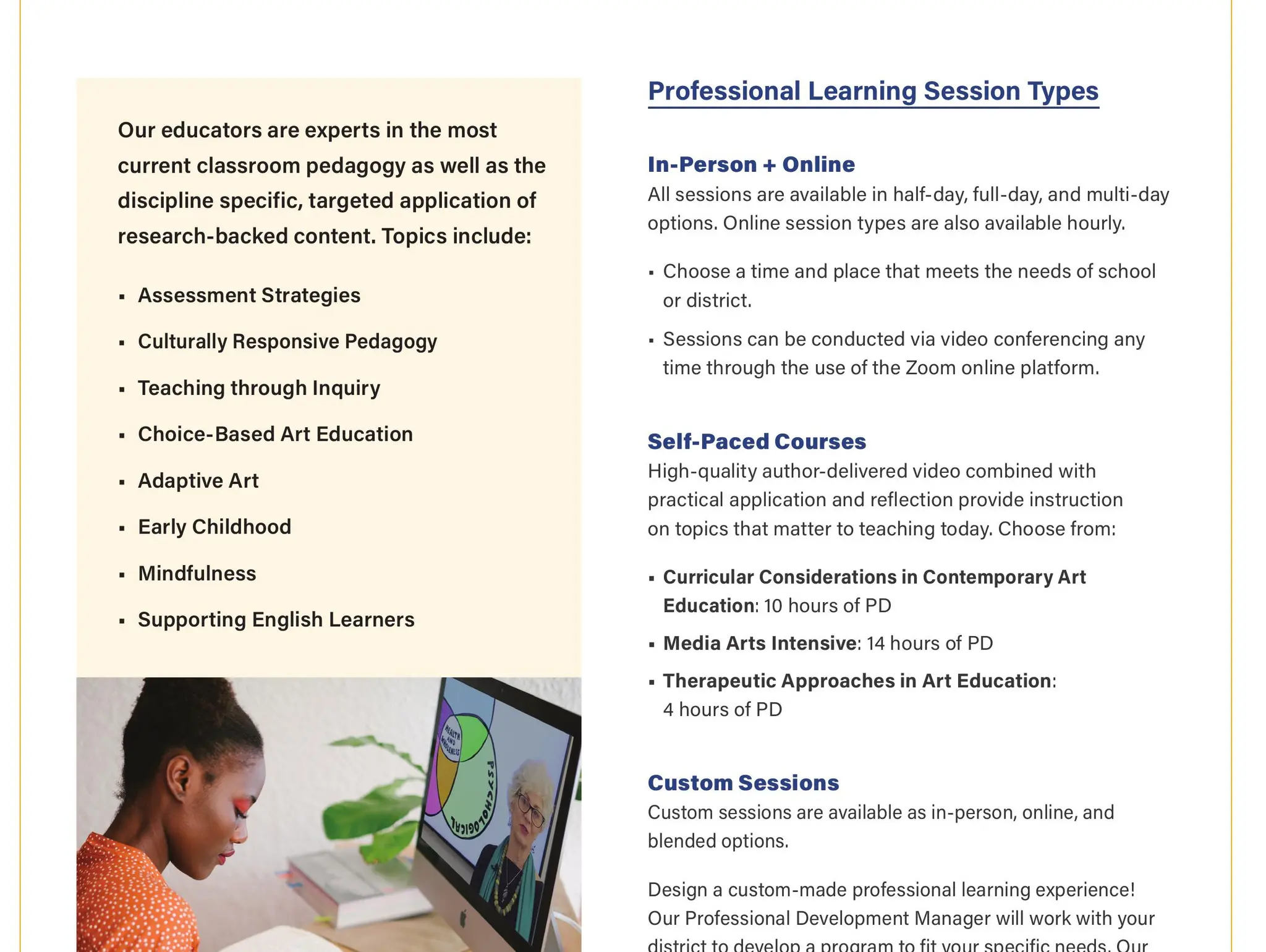 Professional Development from Davis