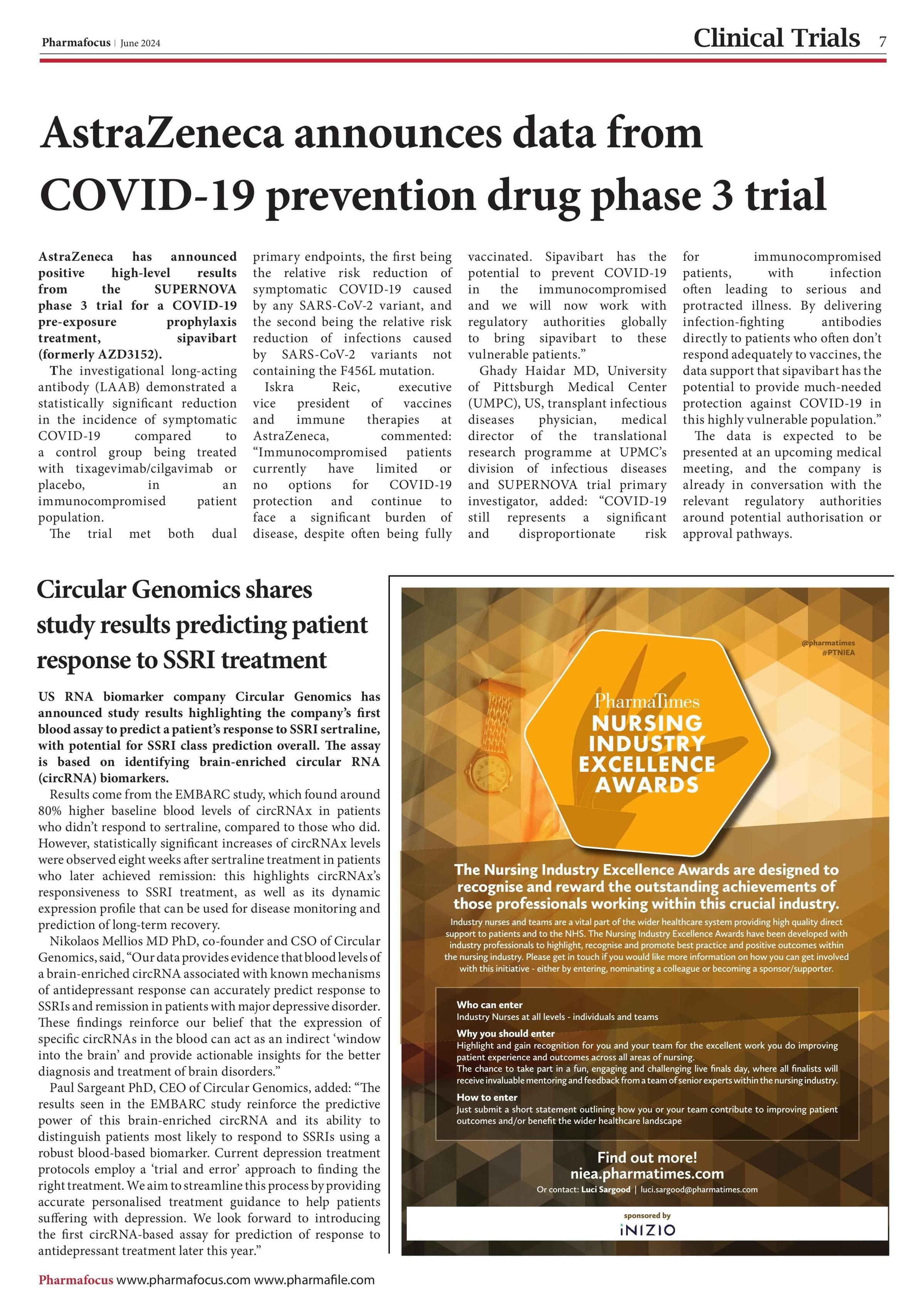 AstraZeneca announces data from COVID-19 prevention drug phase 3 trial