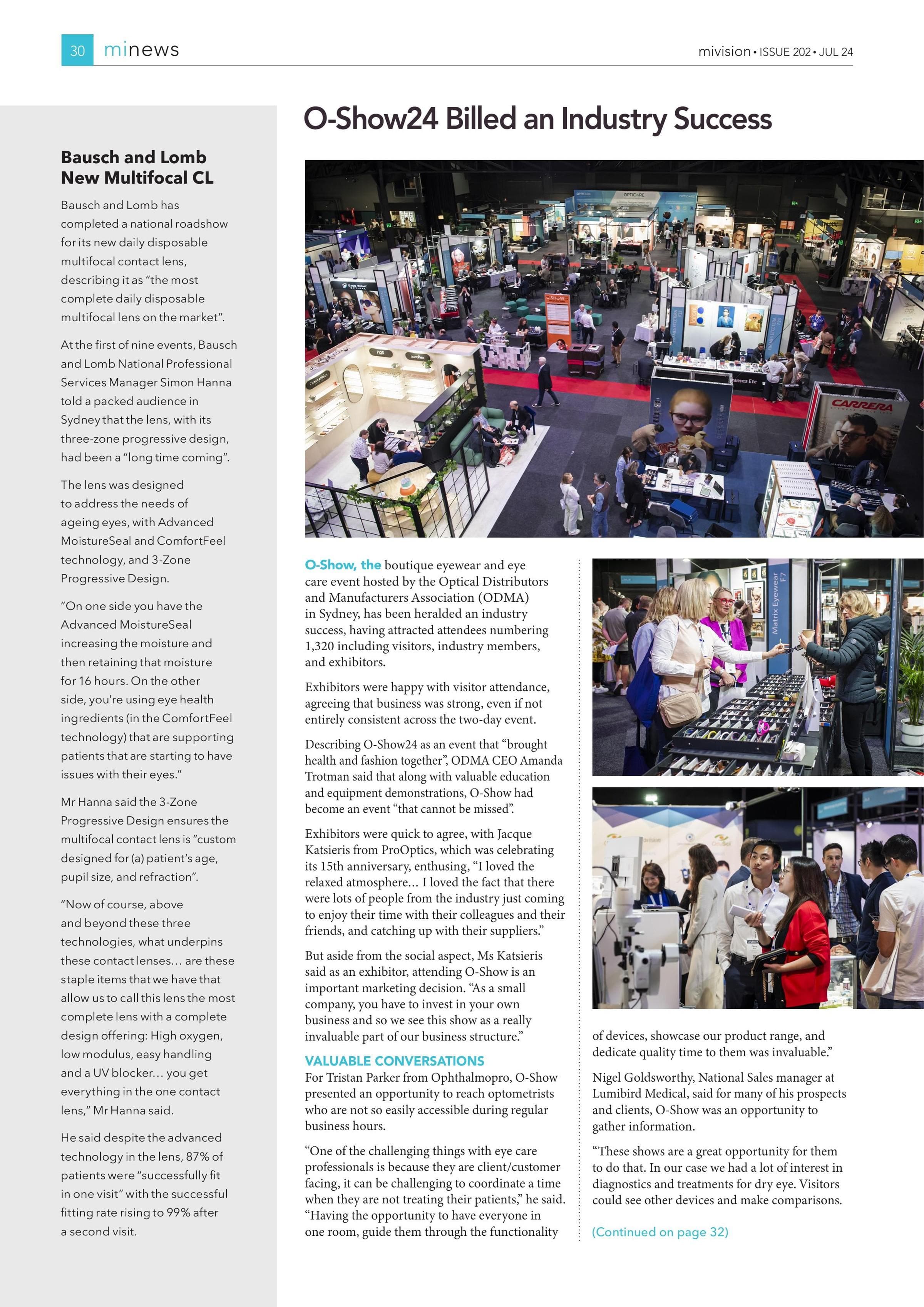 Bausch and Lomb New Multifocal CL