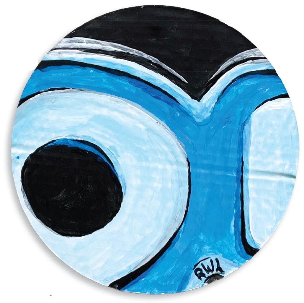 Tondo-Inspired Abstract Paintings