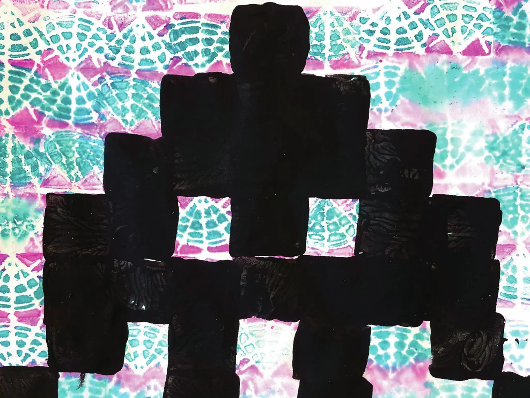 Stamped Space Invaders