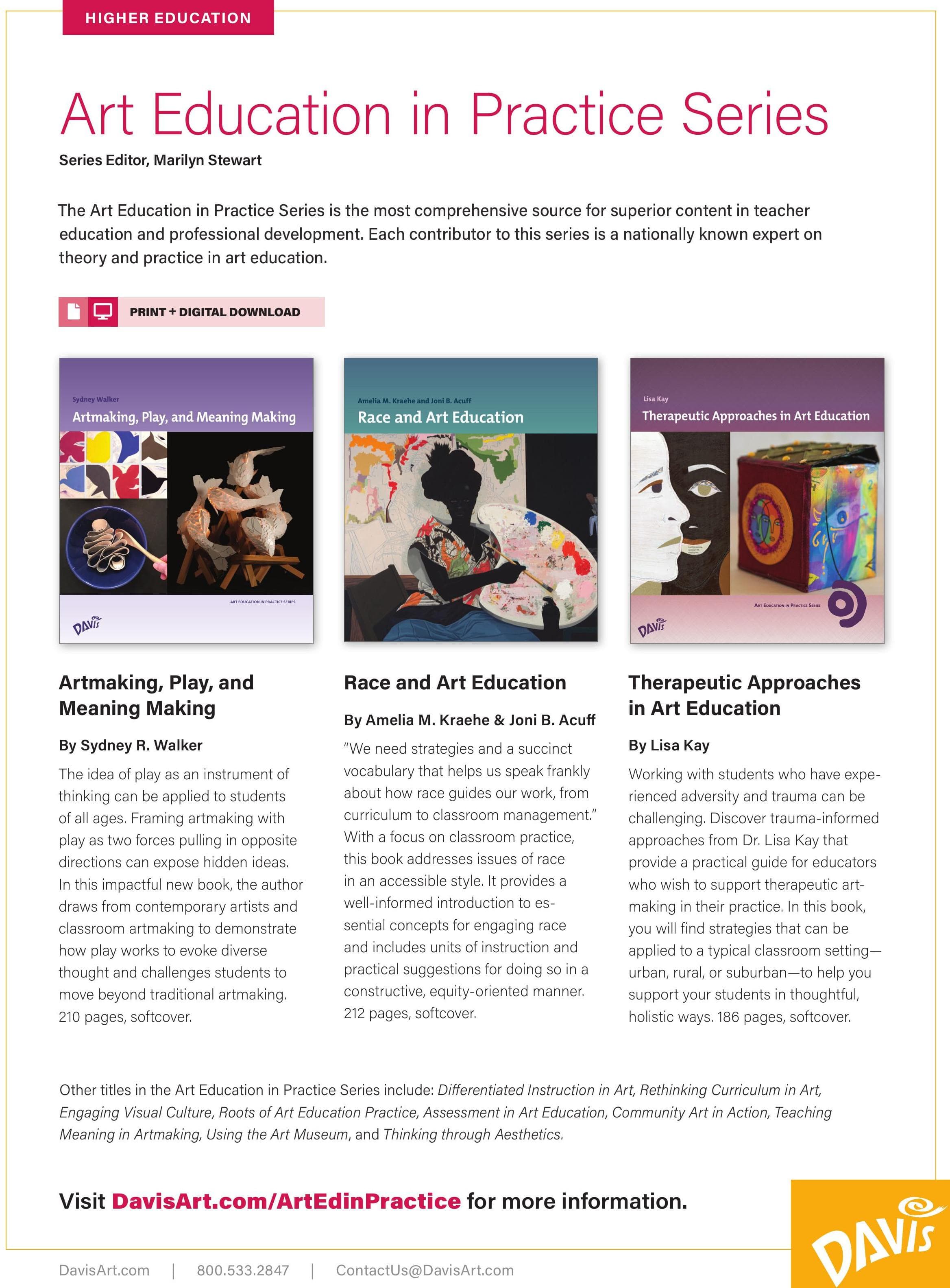 Art Education in Practice Series from Davis