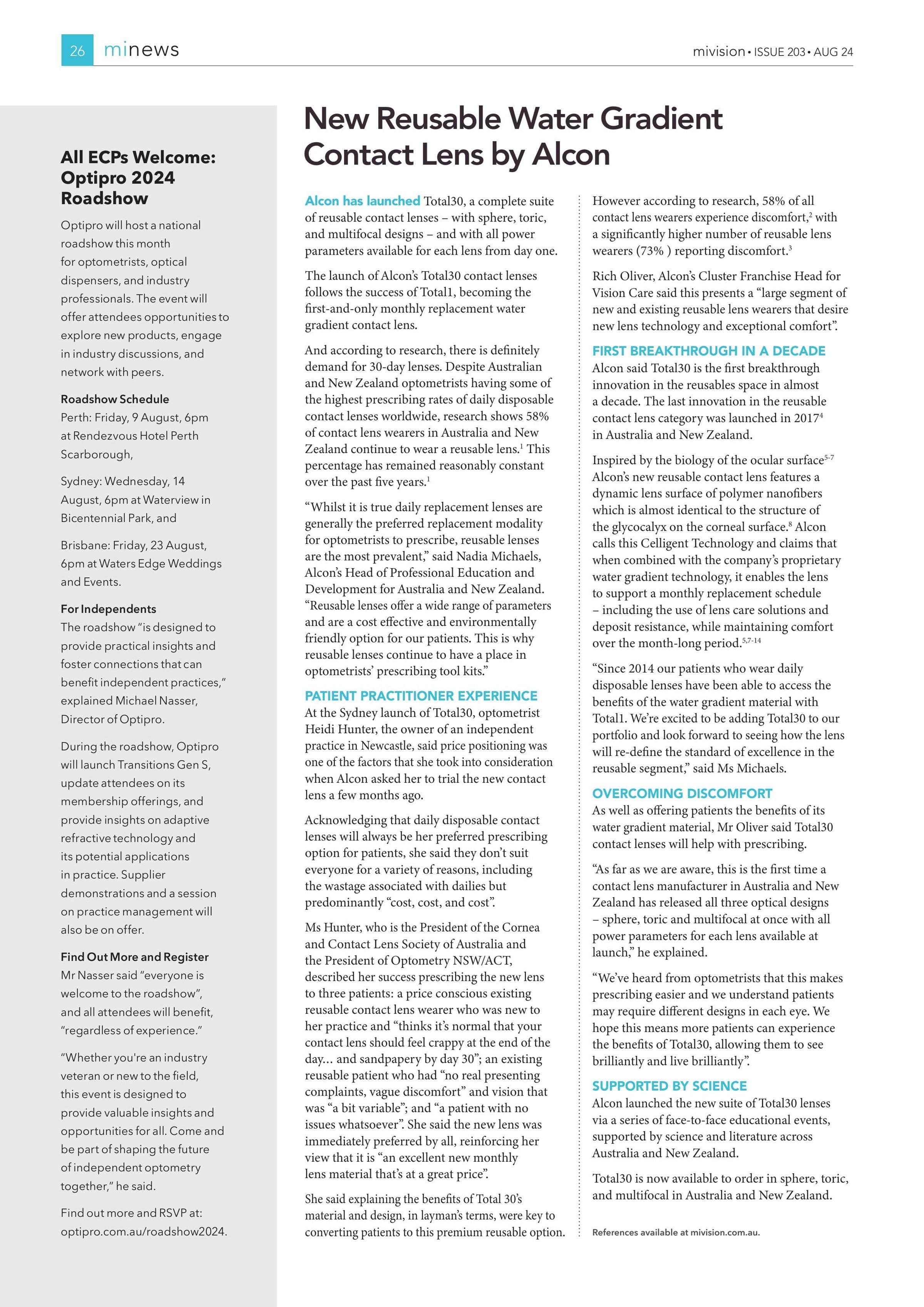 All ECPs Welcome: Optipro 2024 Roadshow