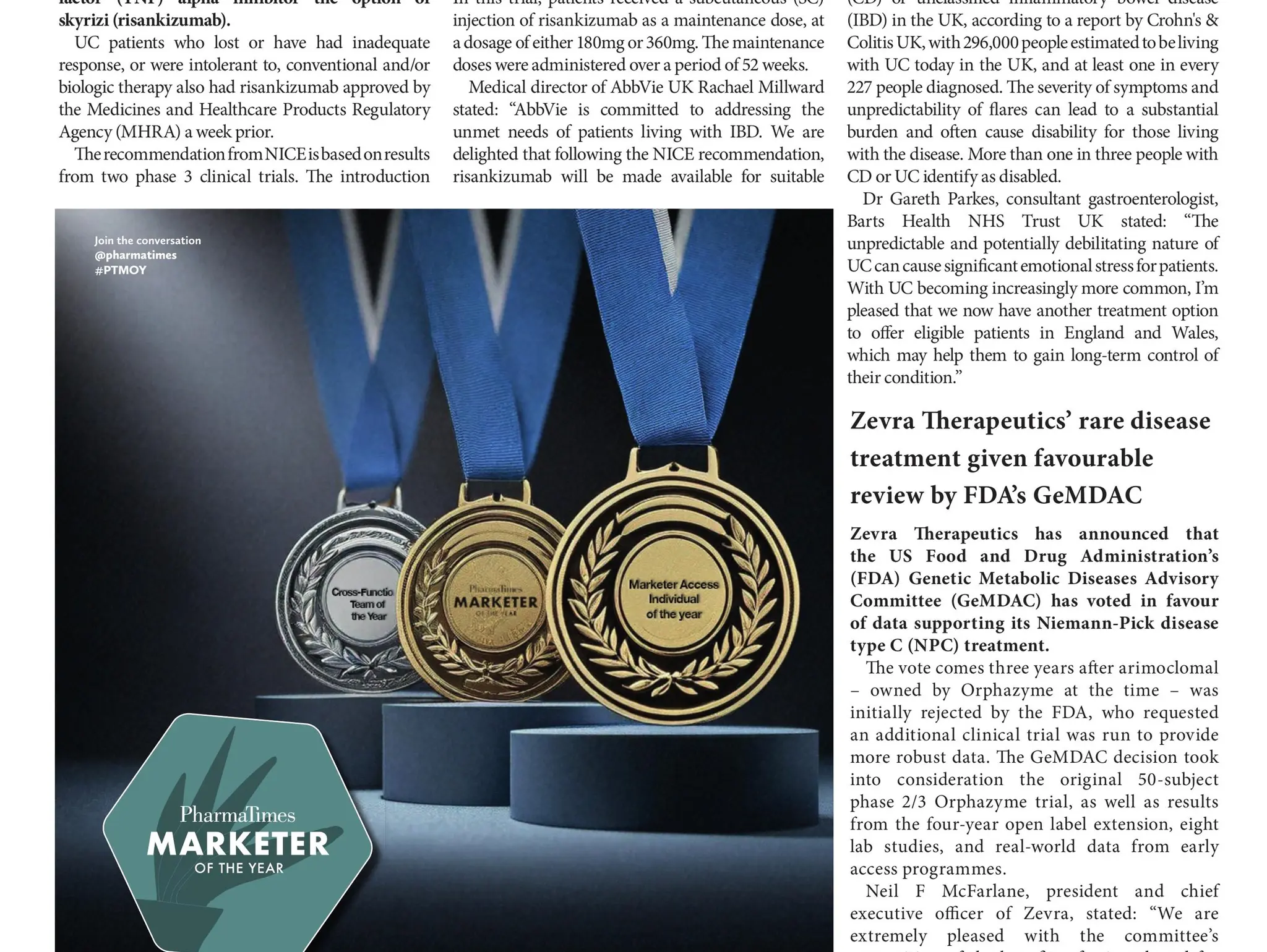 The National Institute for Health and Care Excellence announce technology appraisal guidance