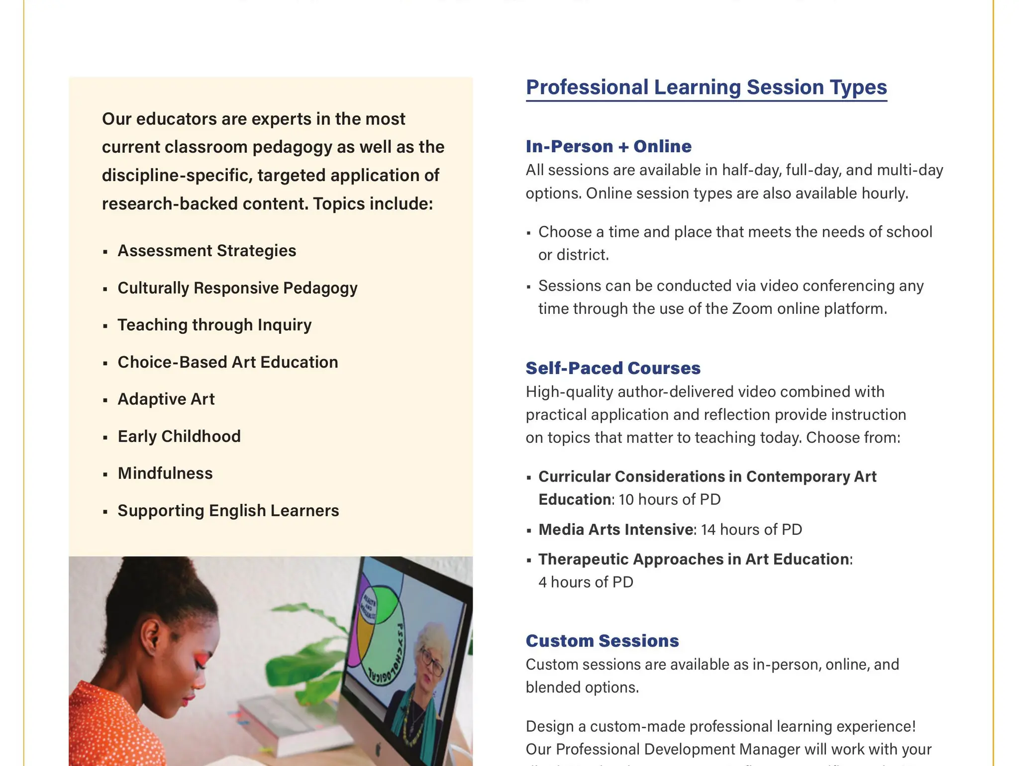 Professional Development from Davis