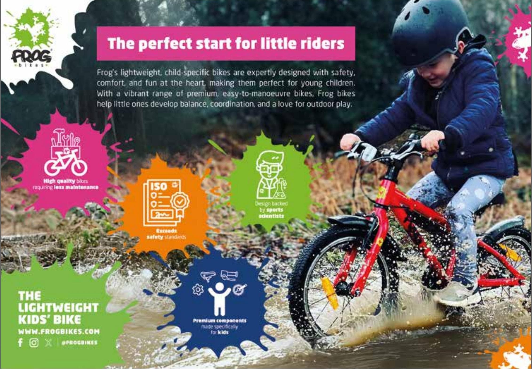 Frog bikes and GoPak