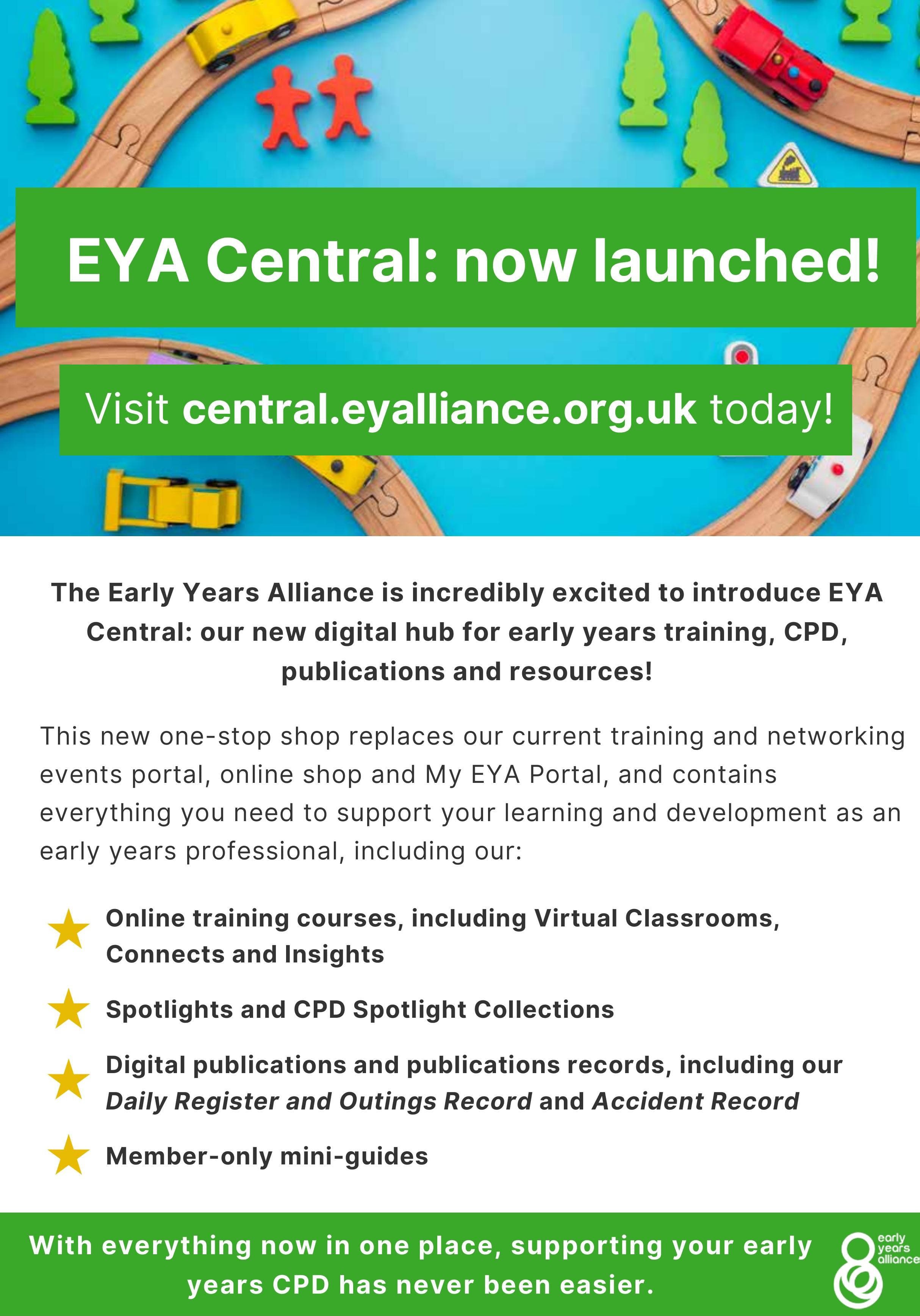EYA Central: now launched!