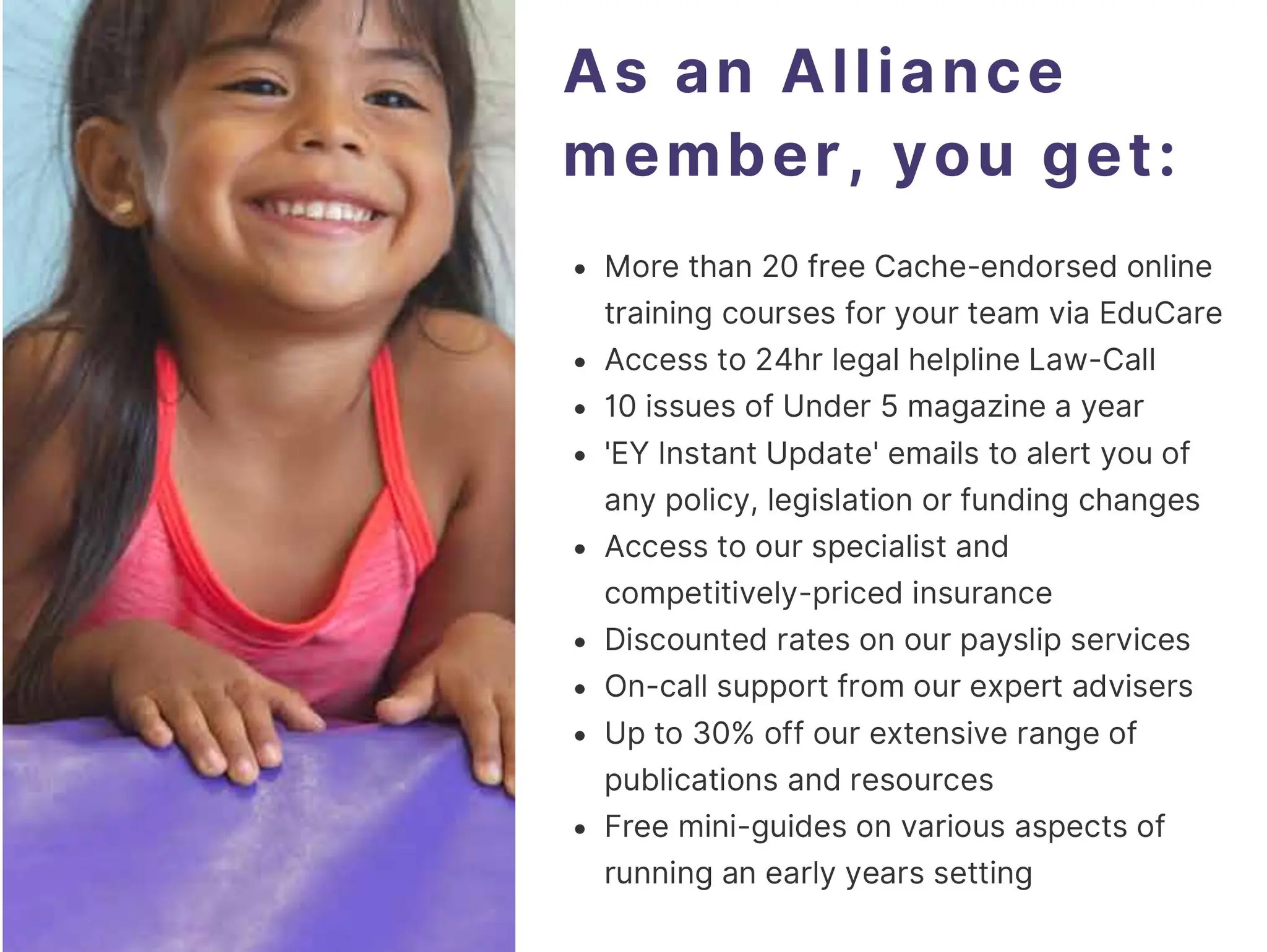 Advert: Alliance membership
