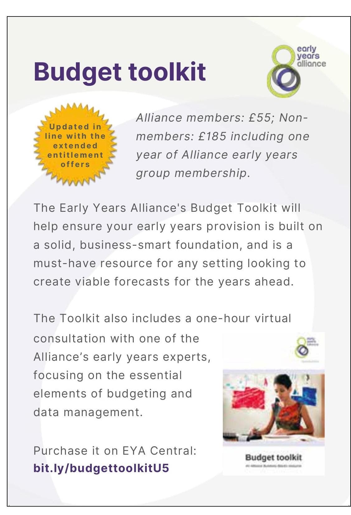 Advert: Budget Toolkit