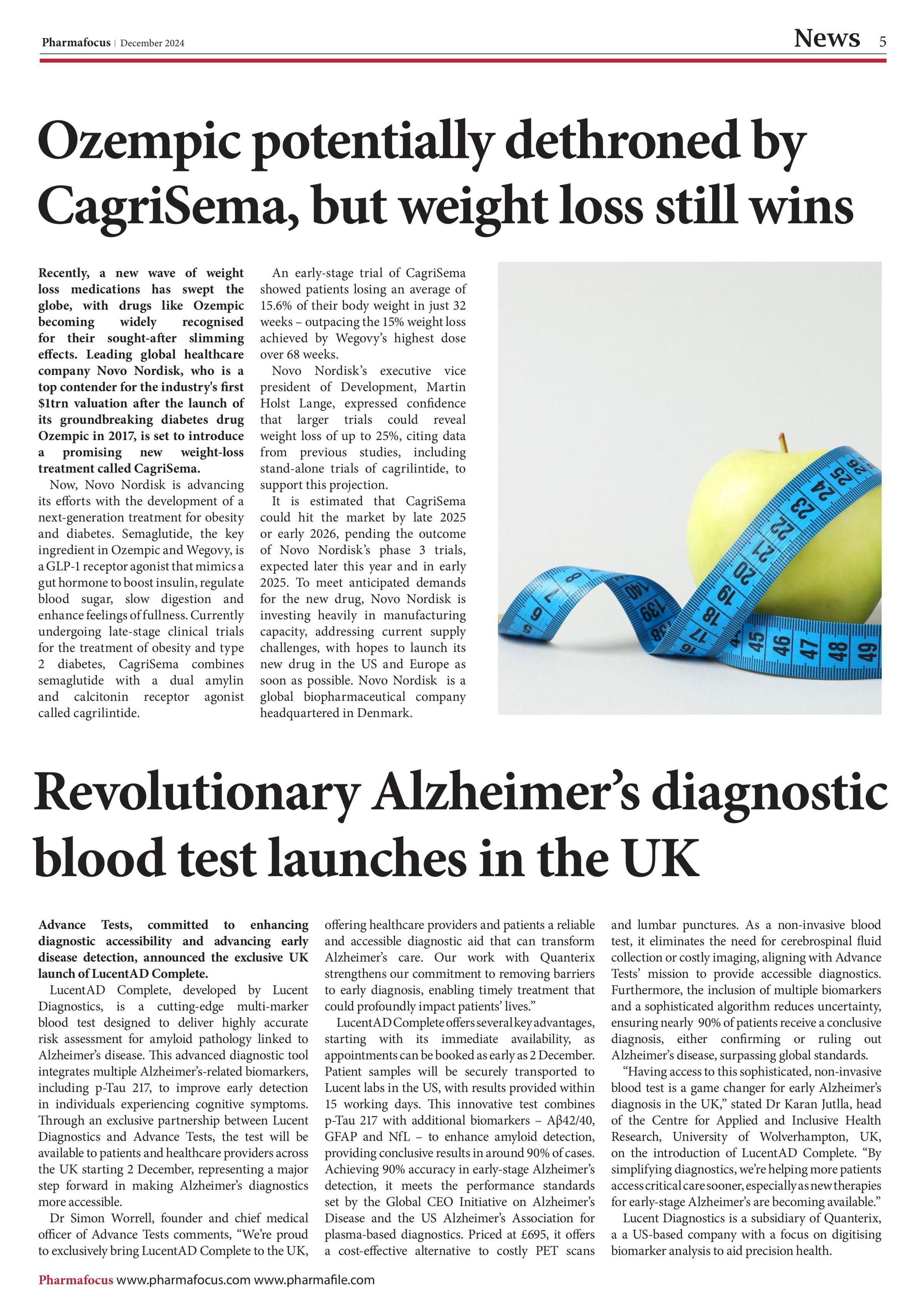 Revolutionary Alzheimer’s diagnostic blood test launches in the UK