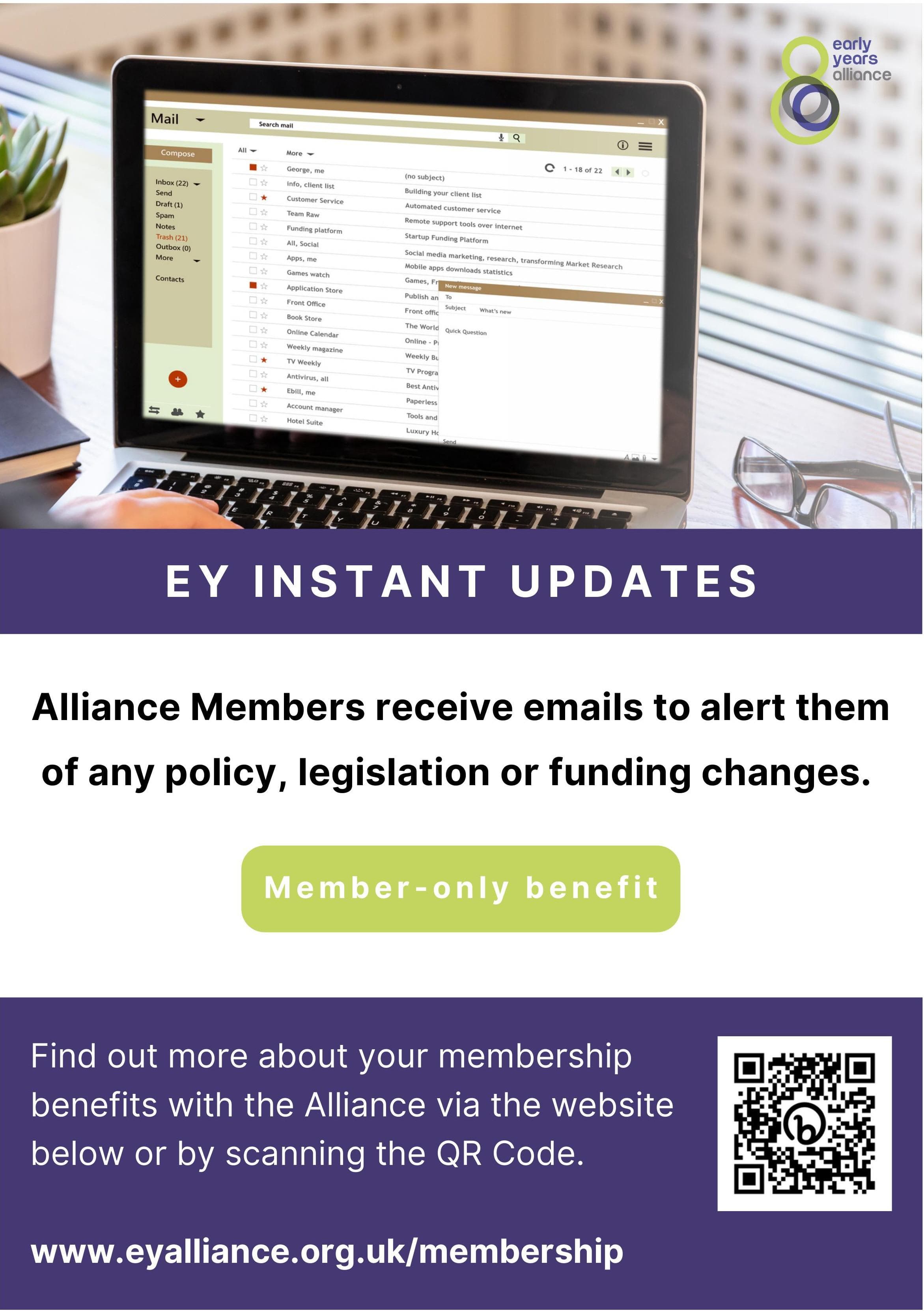 Advert: Early Years Alliance membership