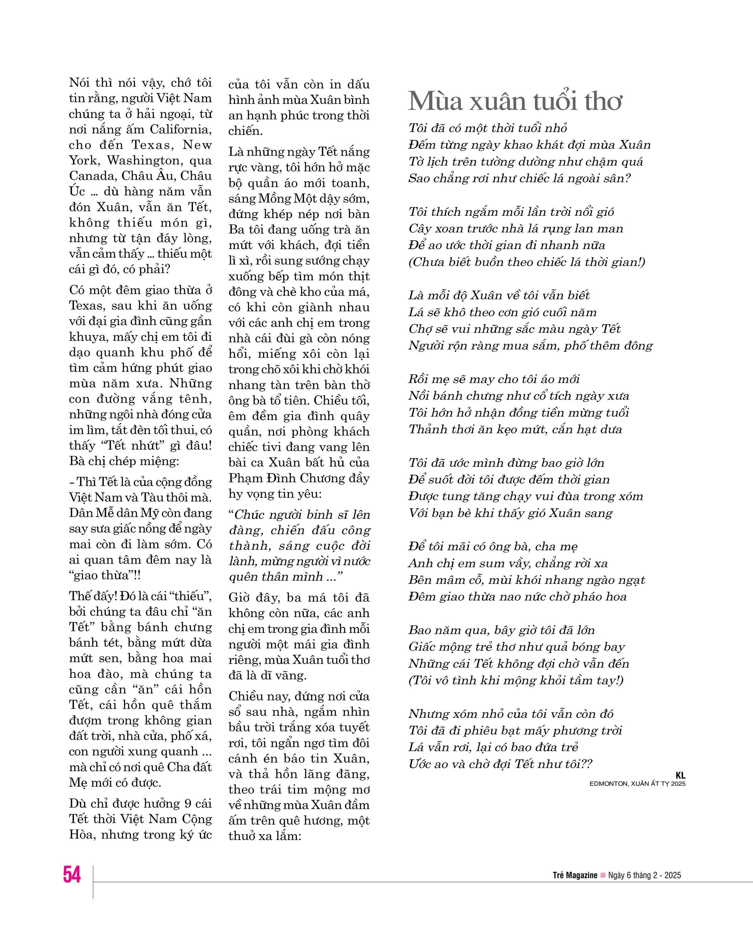 Mùa xuân tuổi thơ