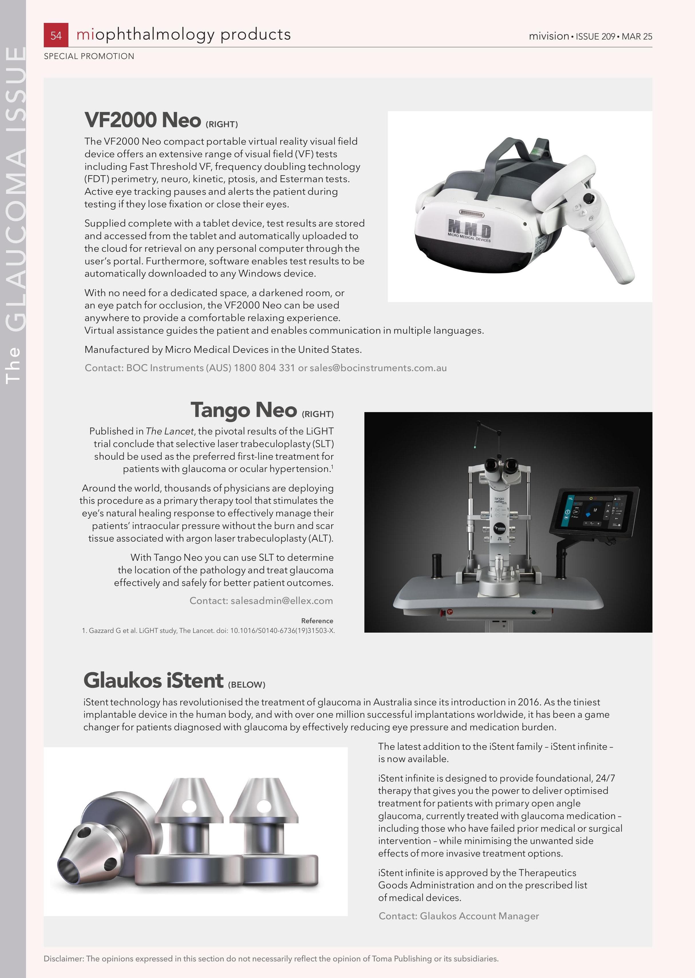 miophthalmology products