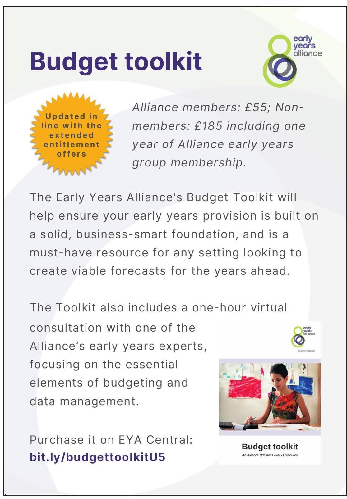 Advert: Budget toolkit