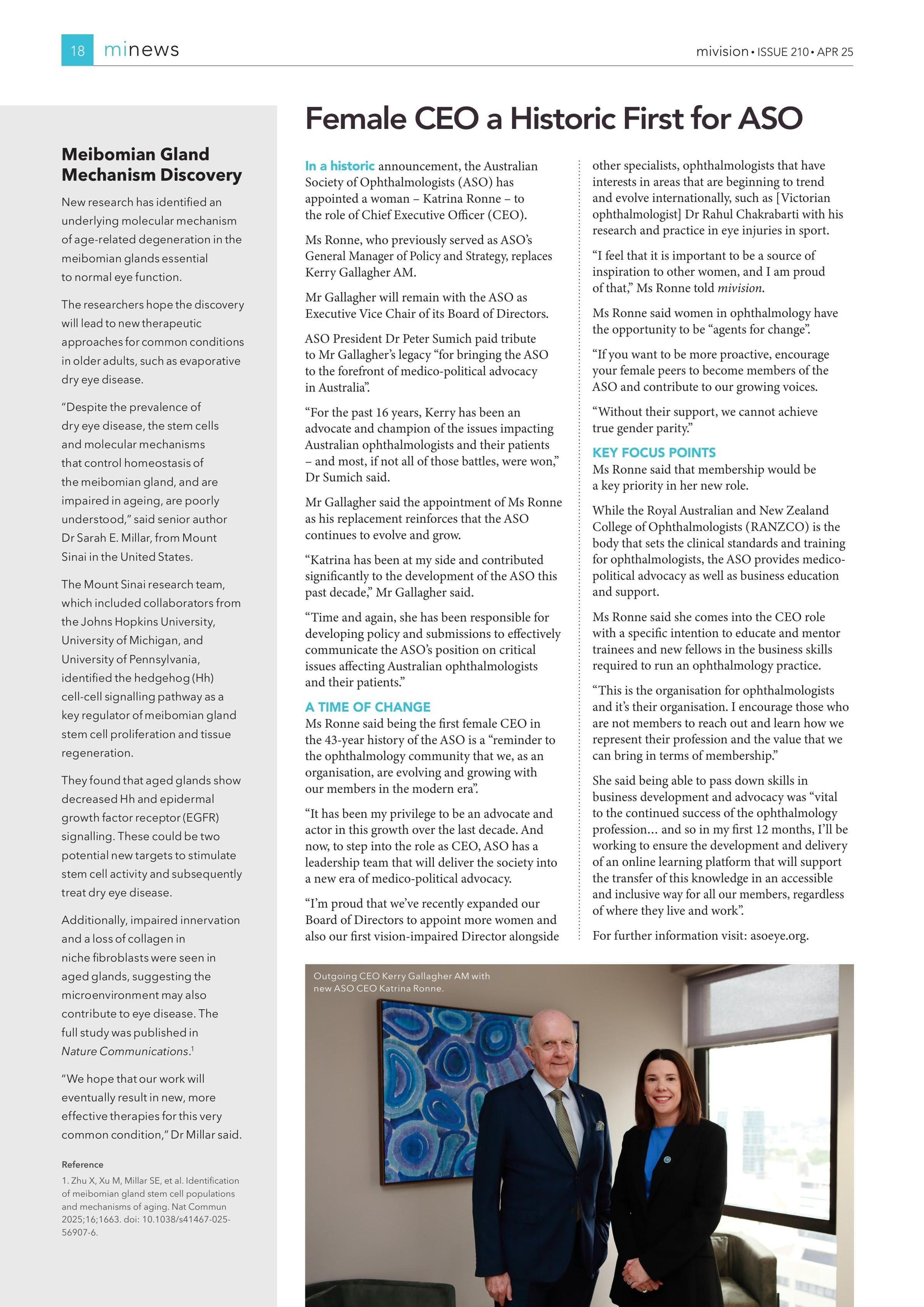 Meibomian Gland Mechanism Discovery