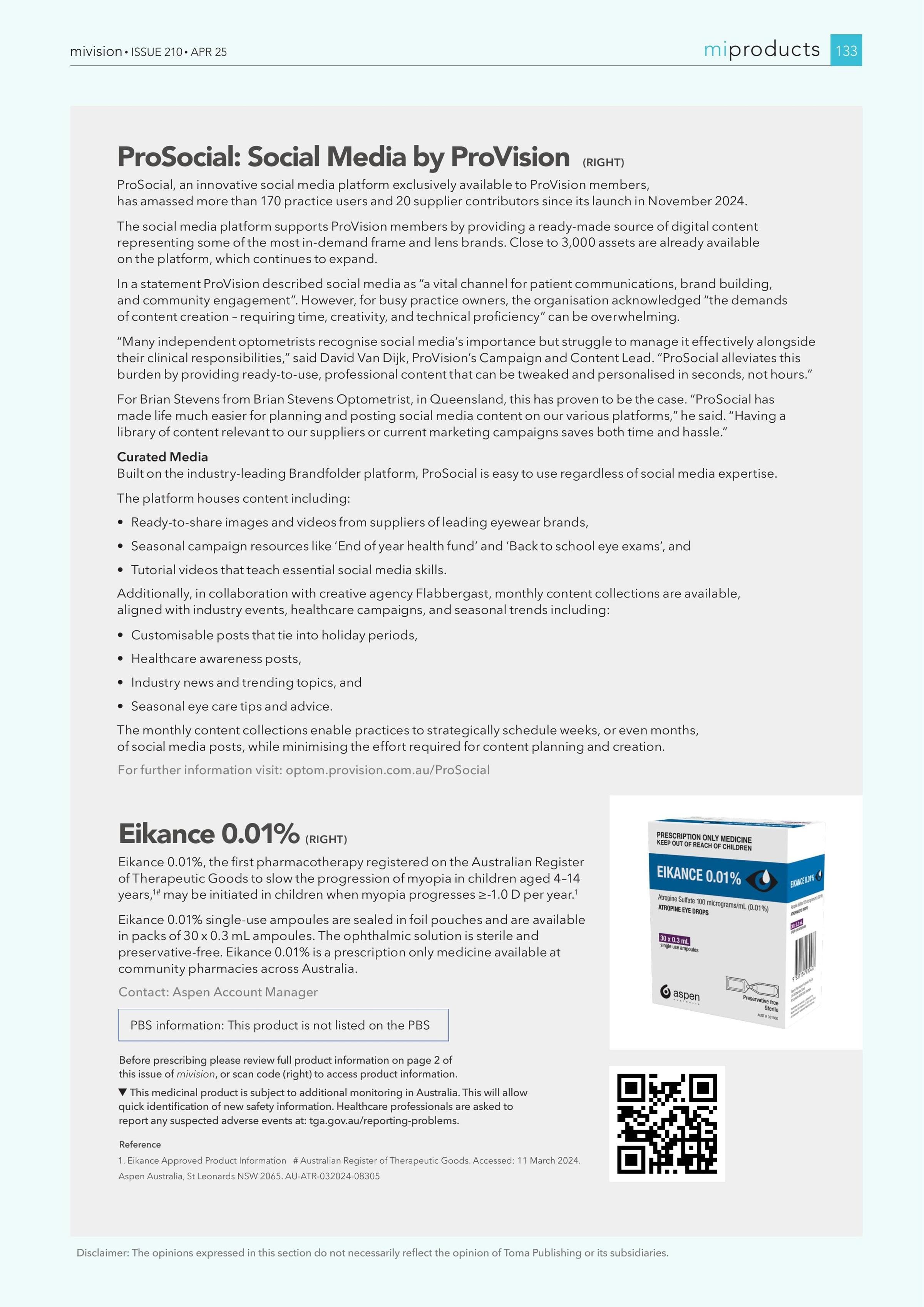 ProSocial: Social Media by ProVision (RIGHT)