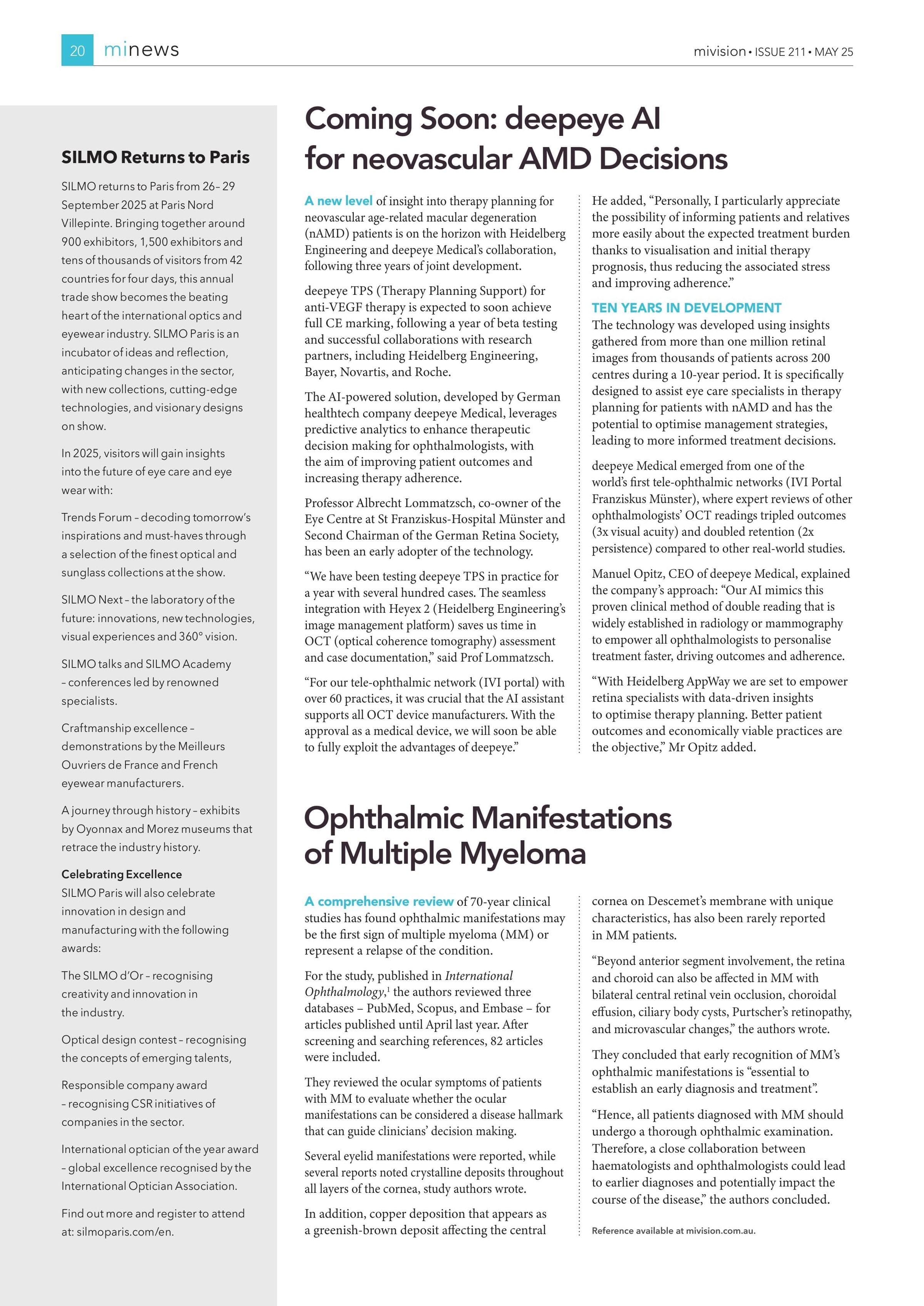 SILMO Returns to Paris