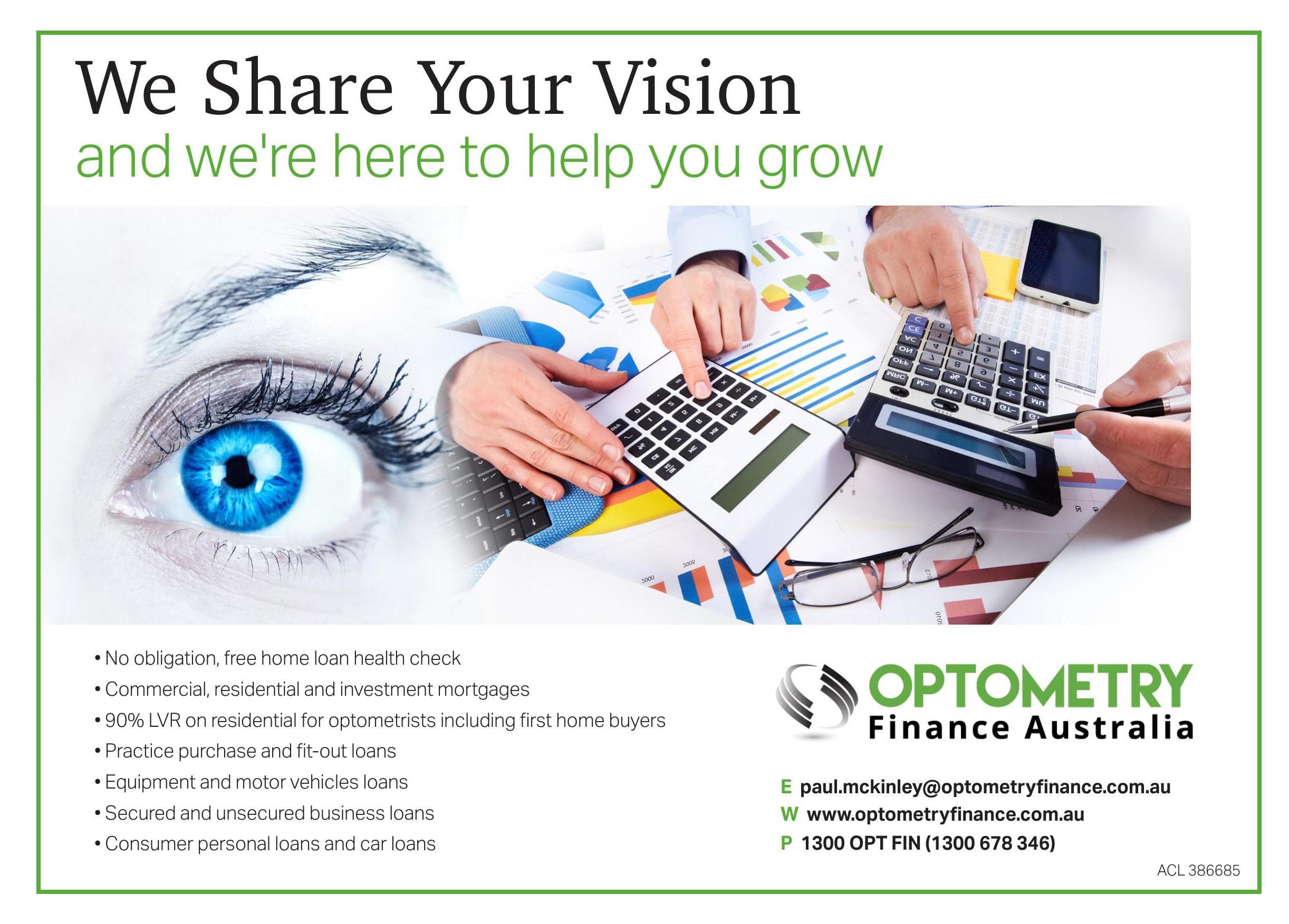OPTOMETRY FINANCE