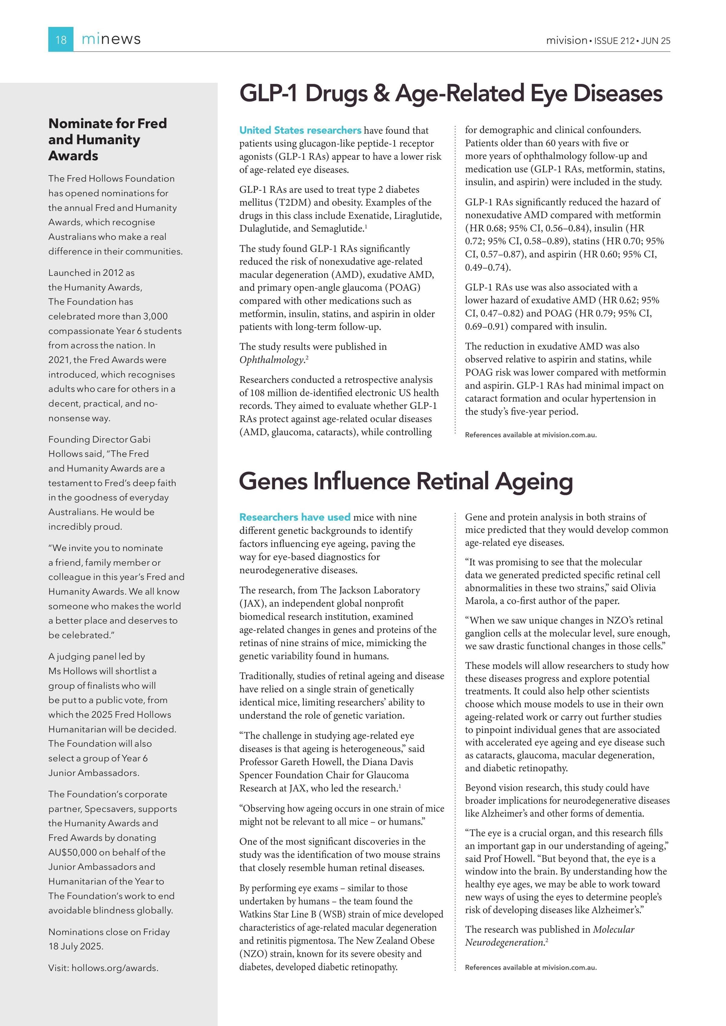 Nominate for Fred and Humanity Awards