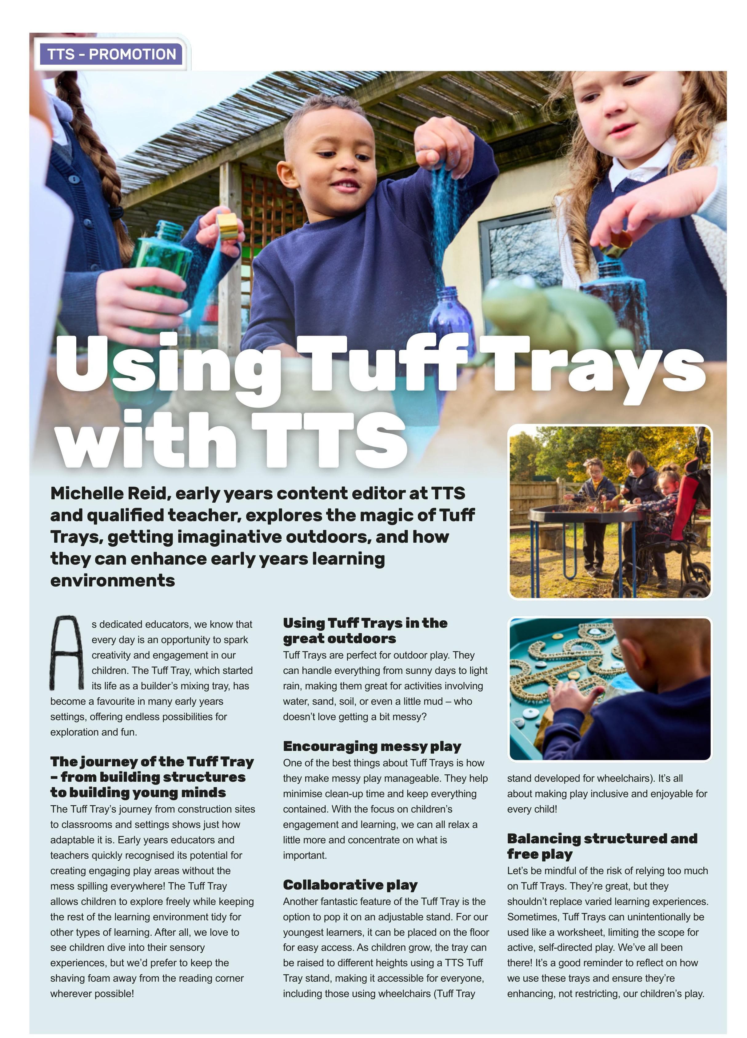 Using Tuff Trays with TTS