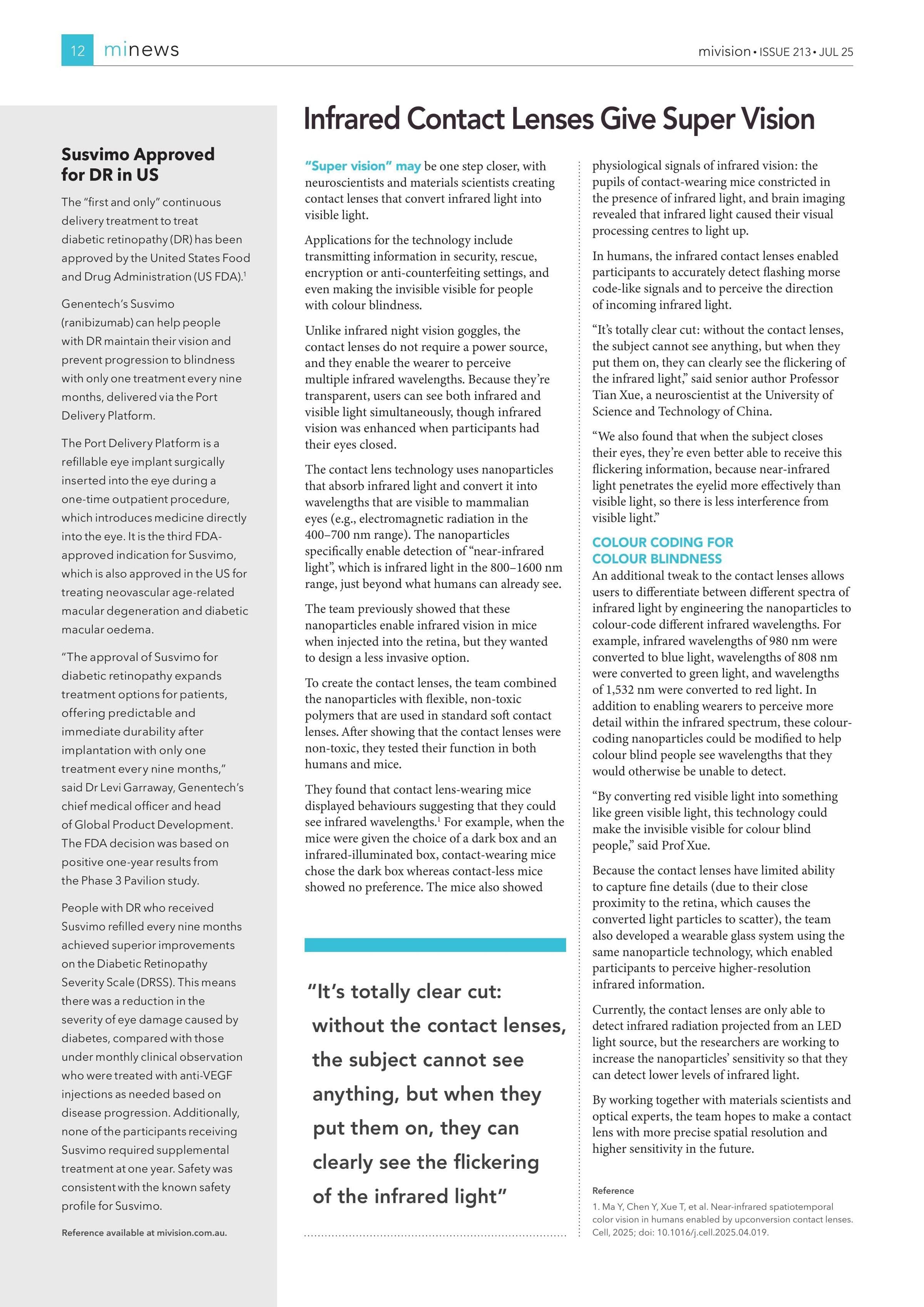 Susvimo Approved for DR in US