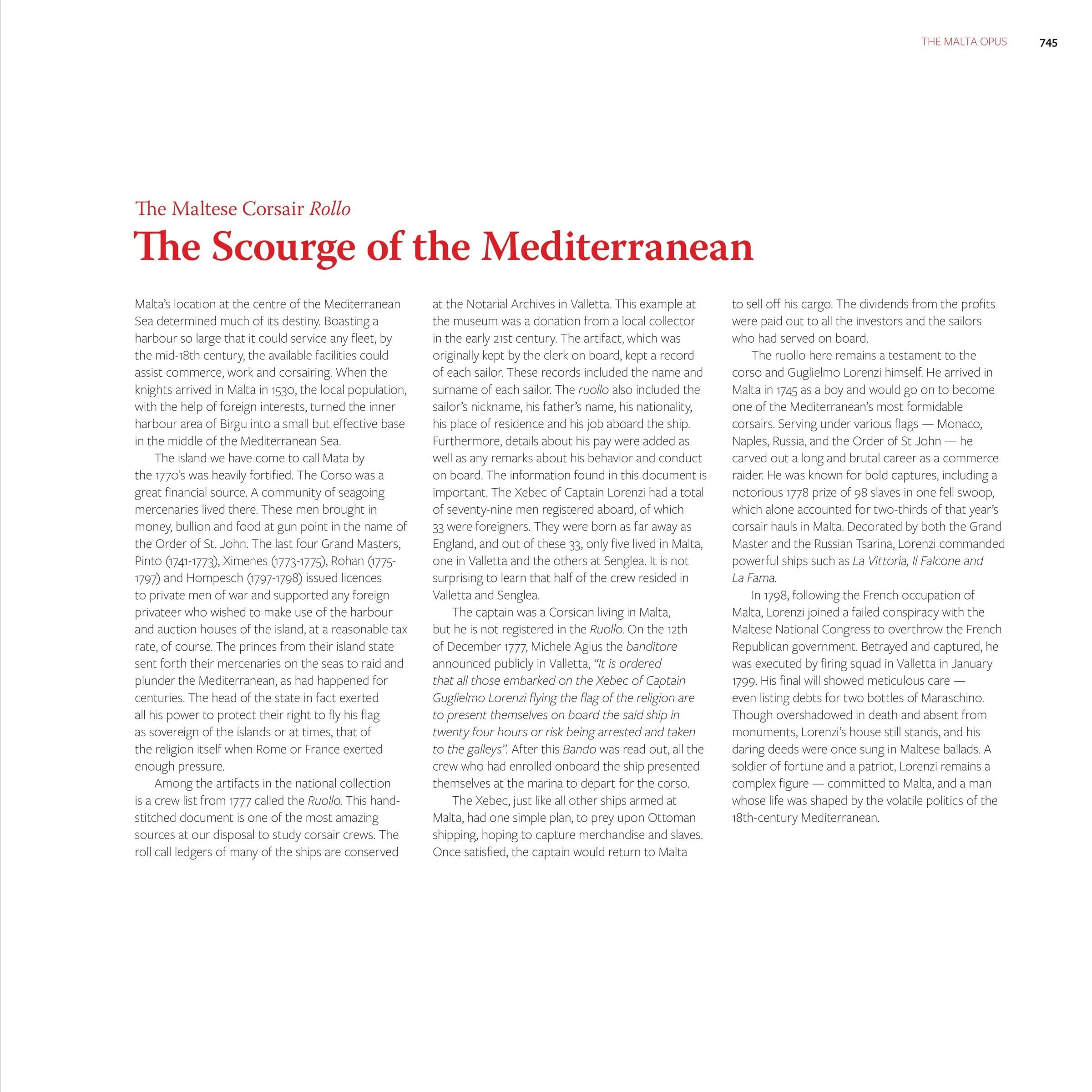 The Scourge of the Mediterranean