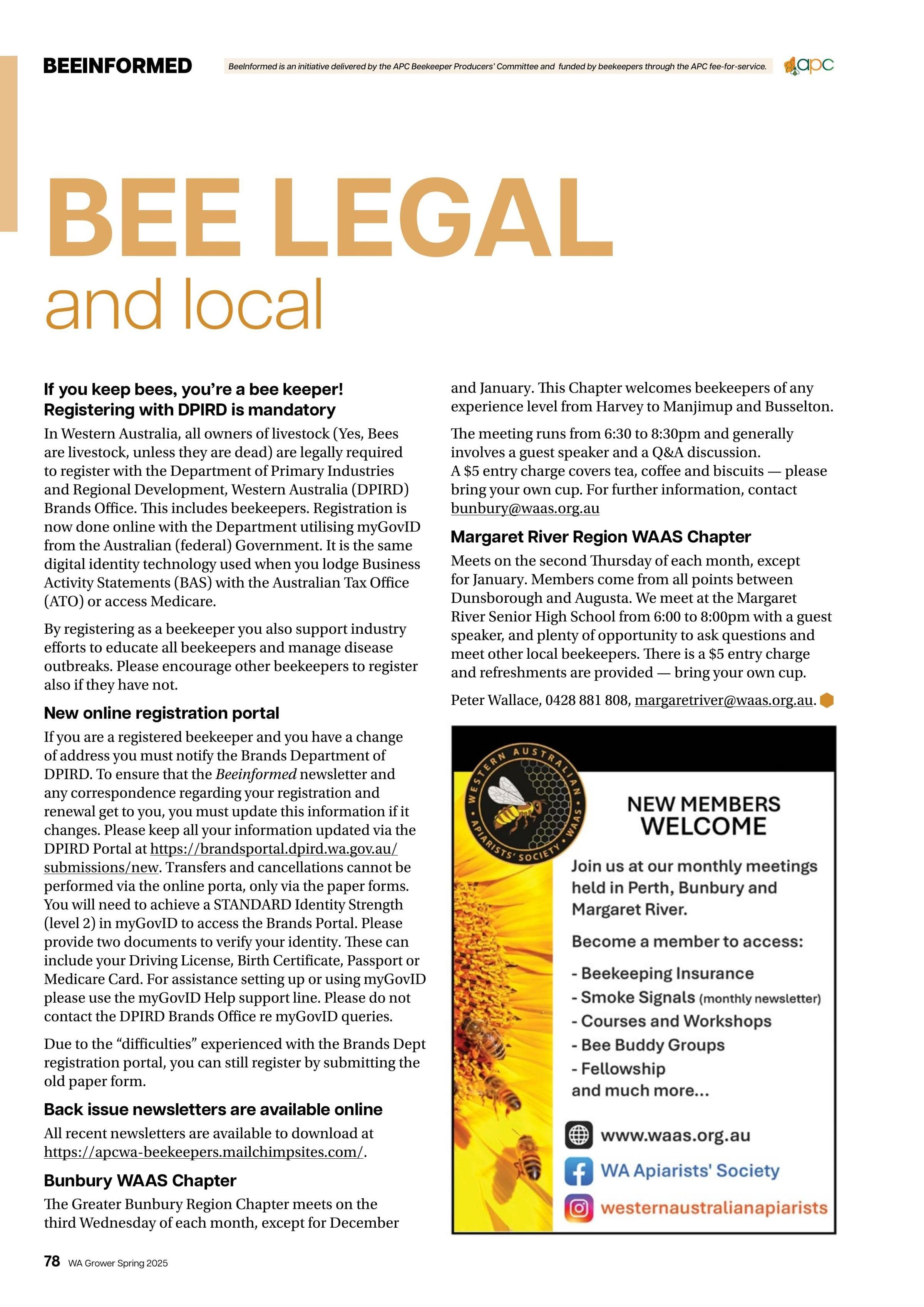 BEE LEGAL and local