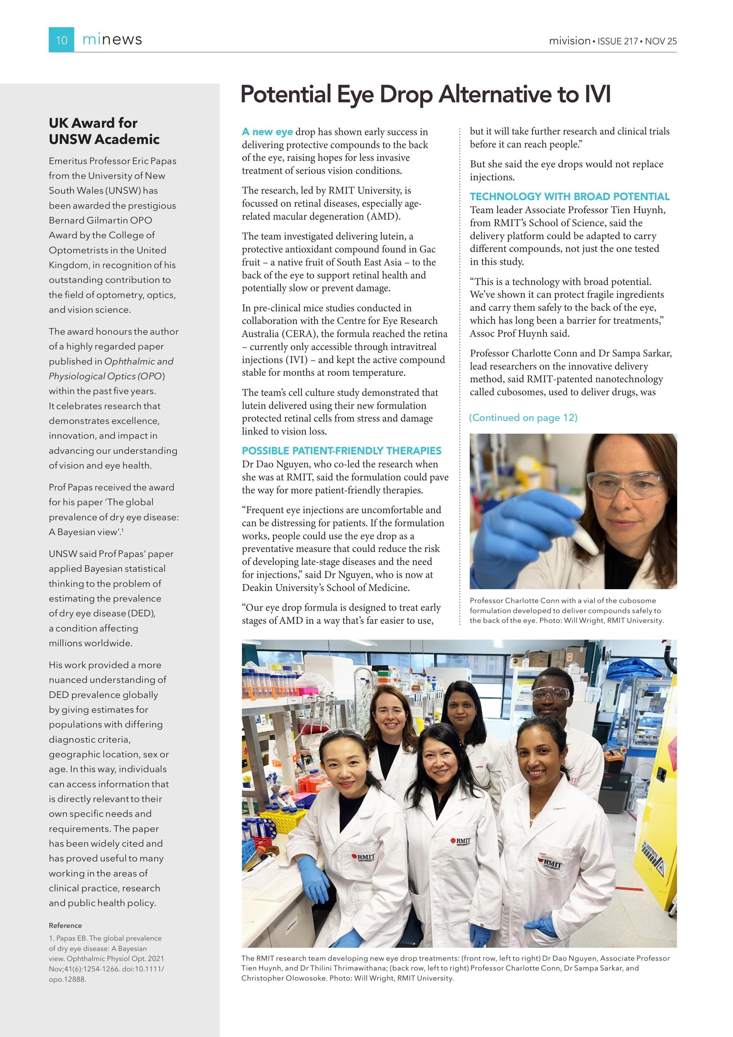 UK Award for UNSW Academic