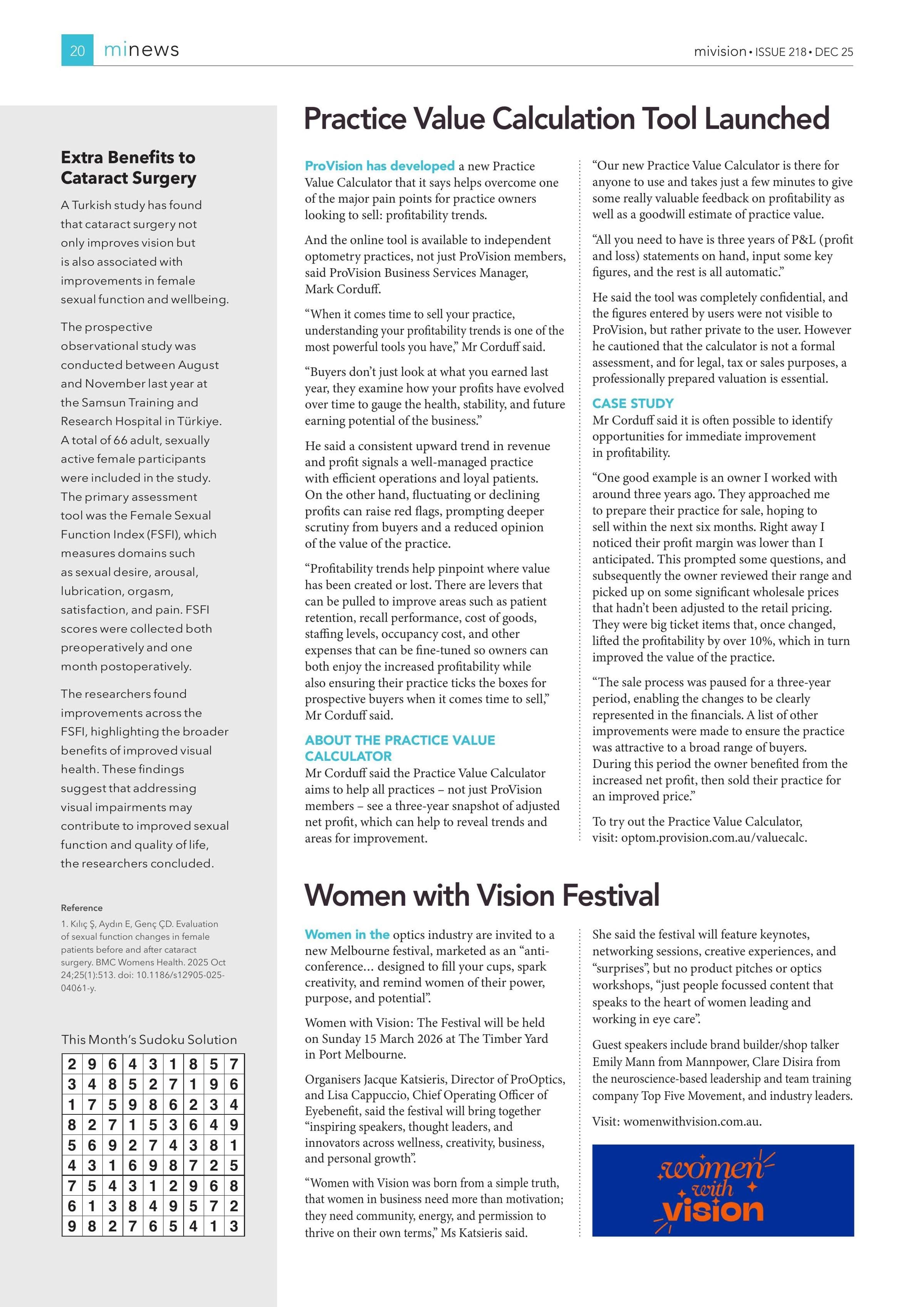 Practice Value Calculation Tool Launched