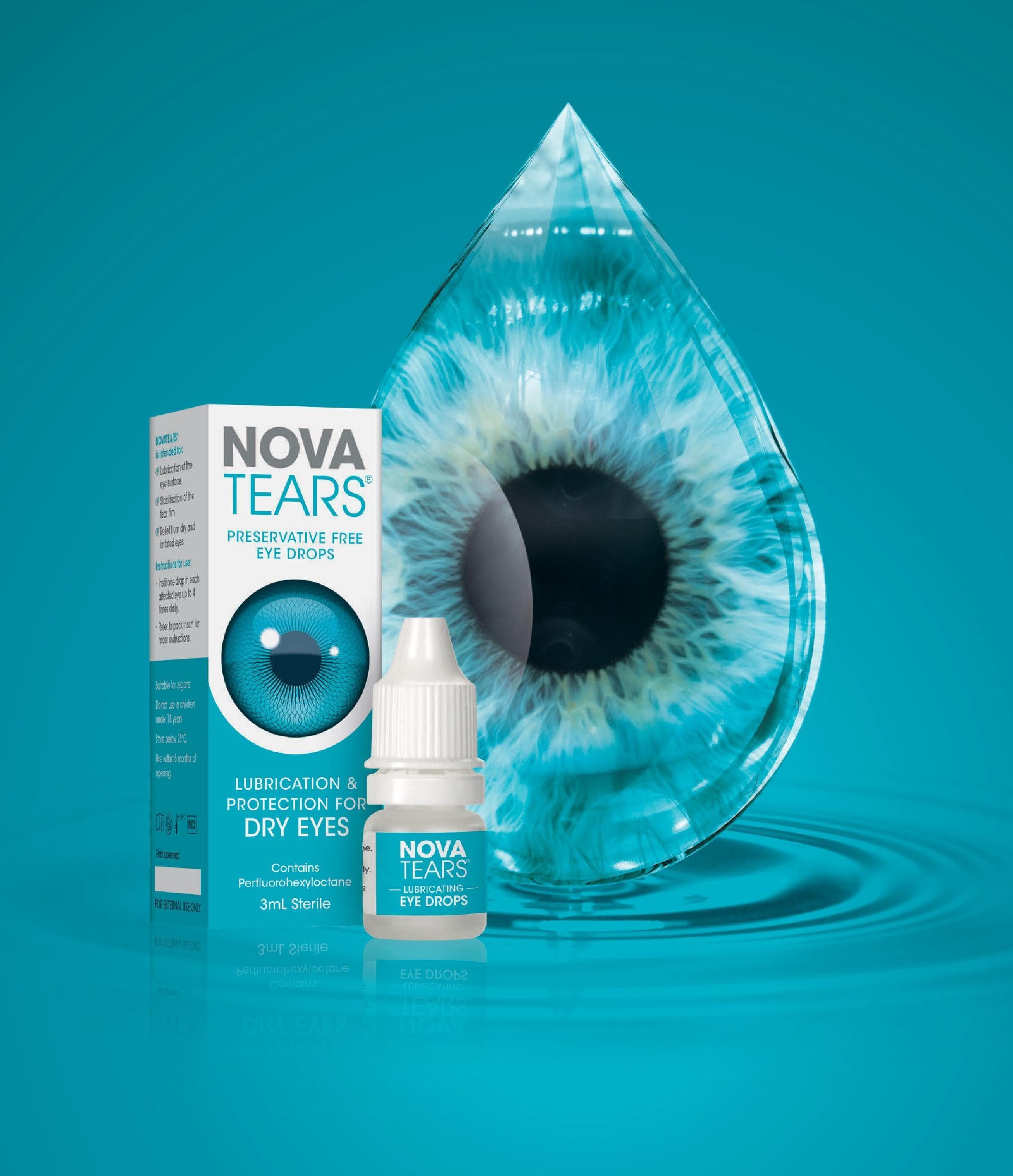 RELIEVE AND PROTECT DRY EYES NOVATEARS®