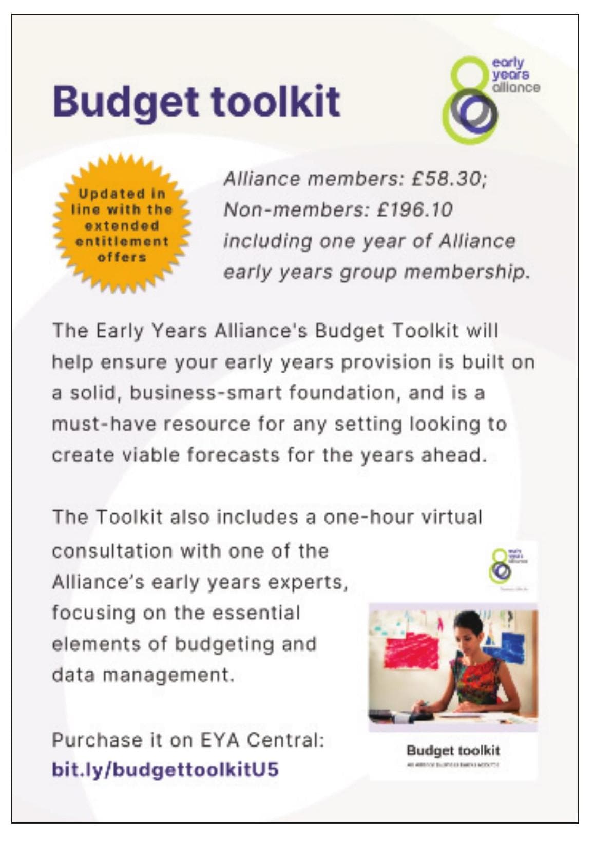 Advert: Budget toolkit