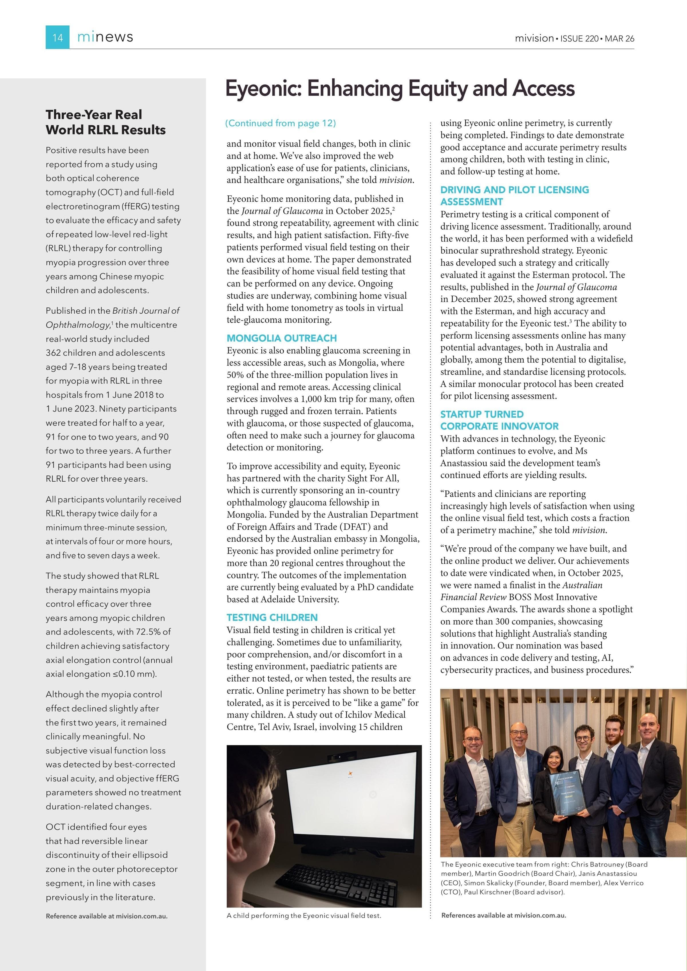 Three-Year Real World RLRL Results