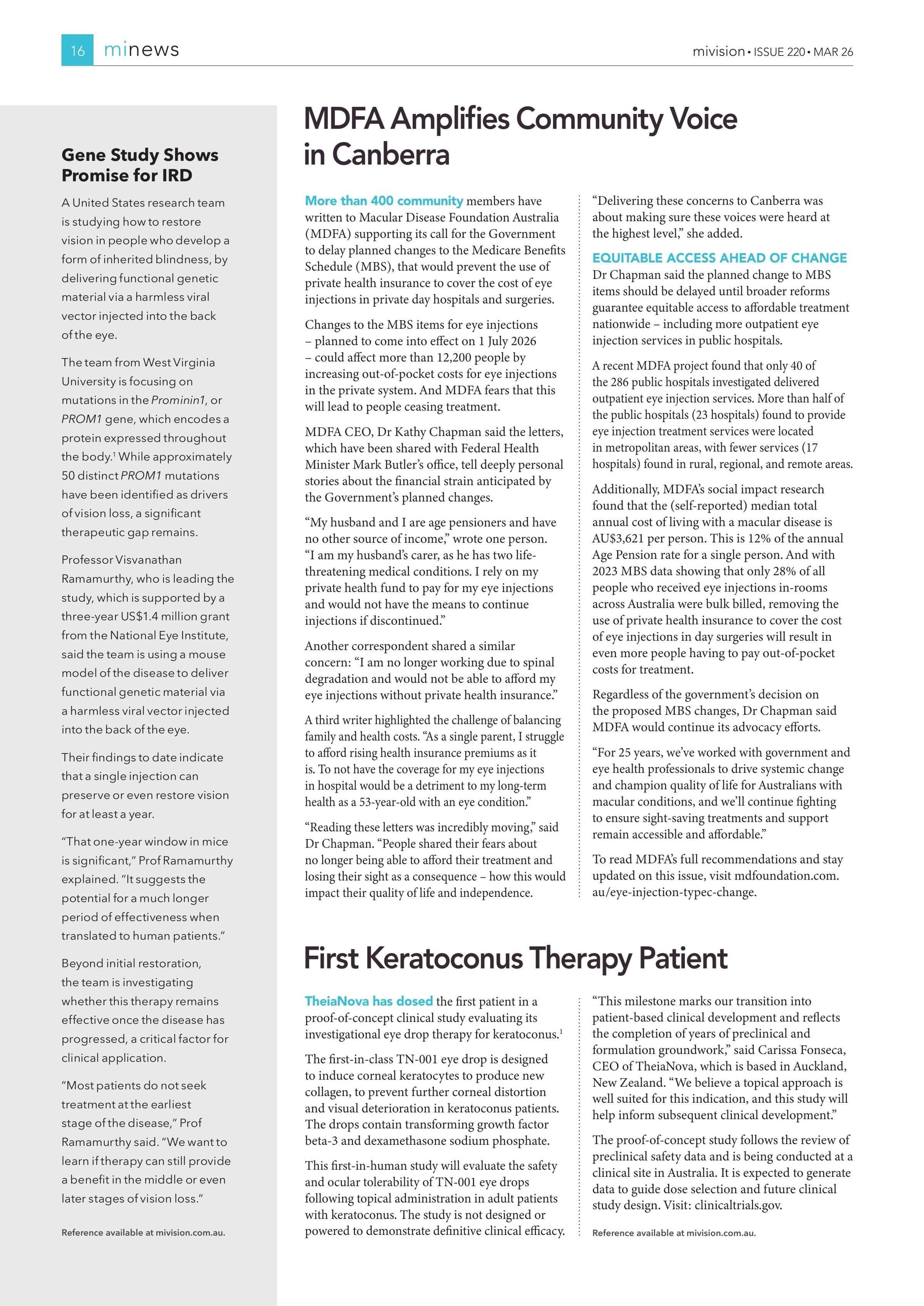 Gene Study Shows Promise for IRD