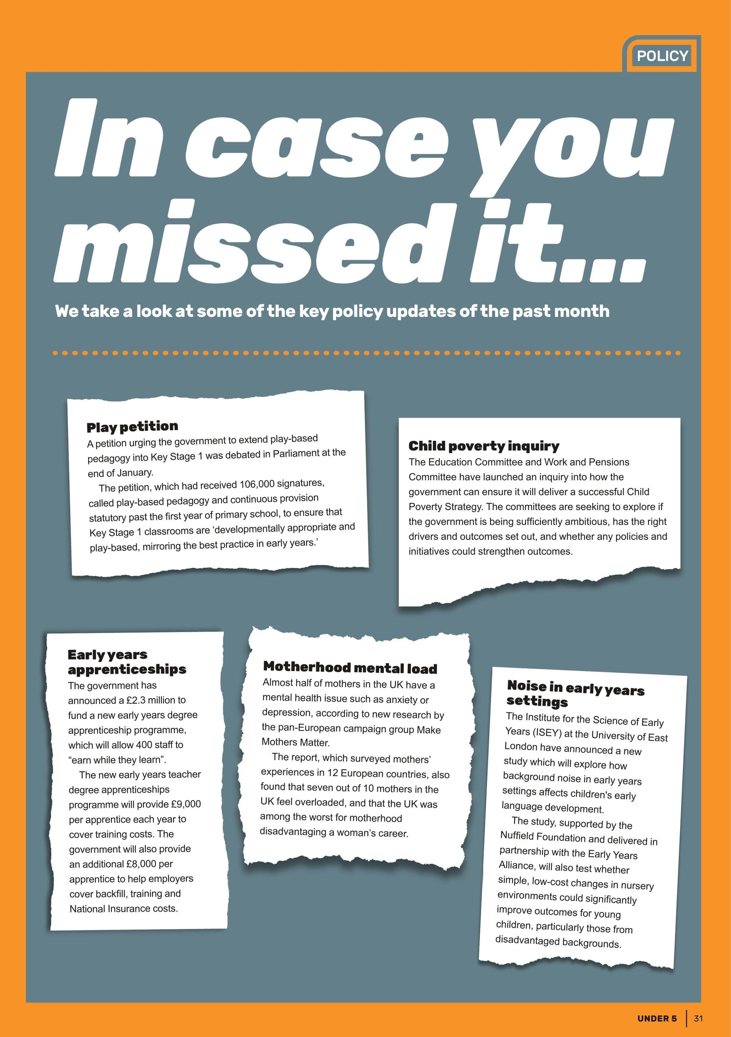 In case you missed it…