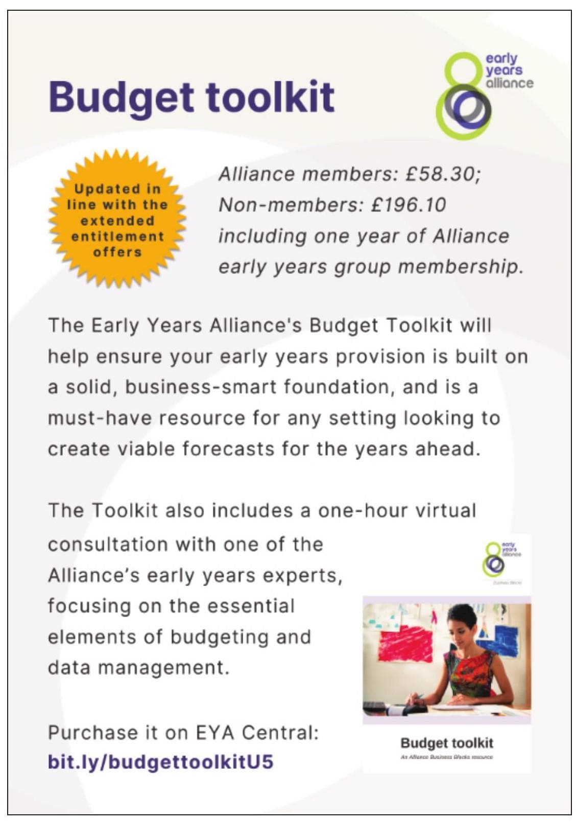 Advert: Budget toolkit
