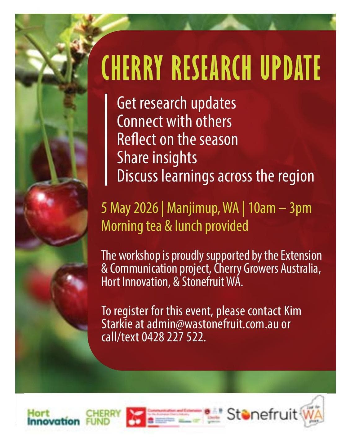 CHERRY RESEARCH UPDATE