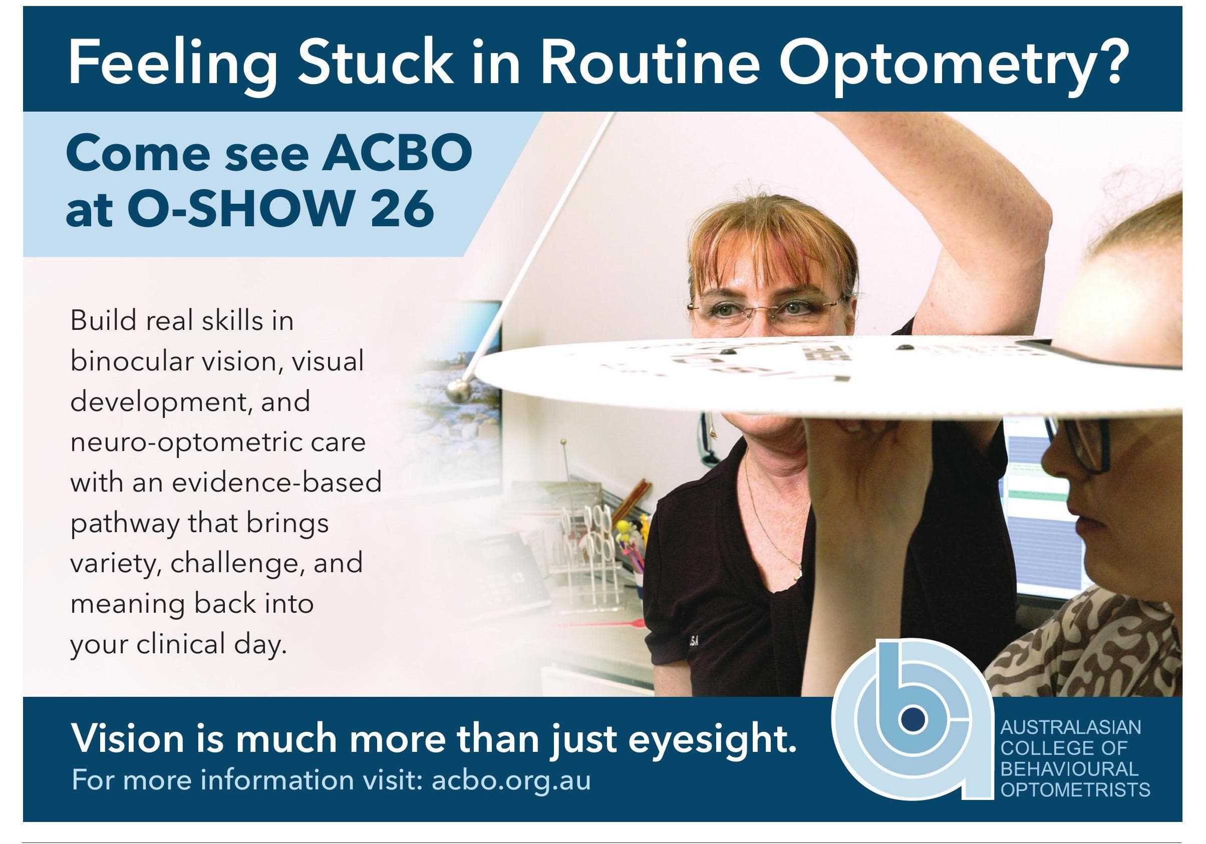 Feeling Stuck in Routine Optometry?