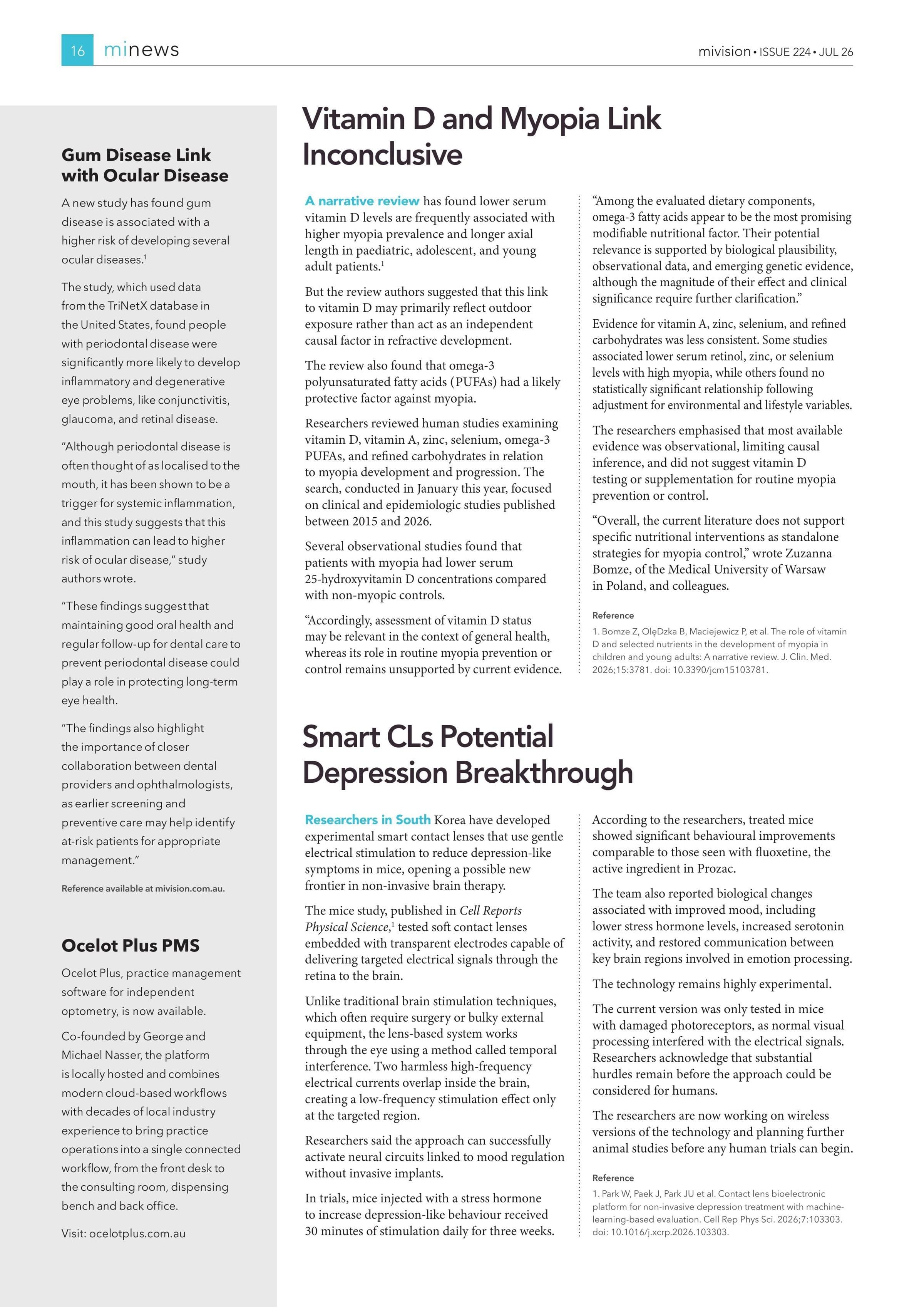 Gum Disease Link with Ocular Disease