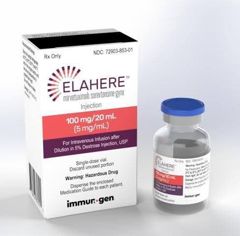 SMC accepts ELAHERE (mirvetuximab soravtansine), marking the first treatment recommendation in ten years for eligible adult patients with platinum-resistant ovarian cancer